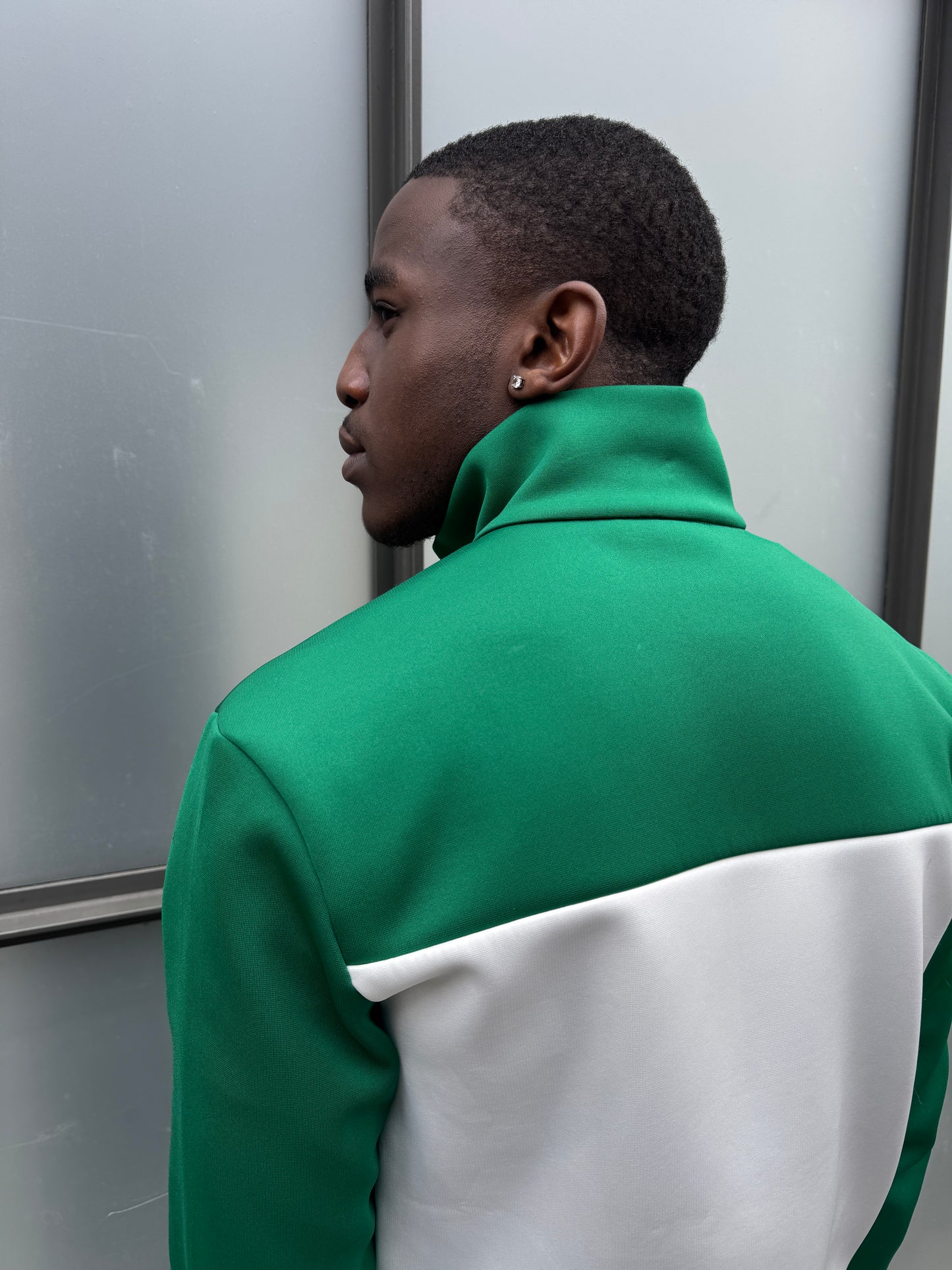 SS18’ Prada Mainline Emerald Green Track Jacket