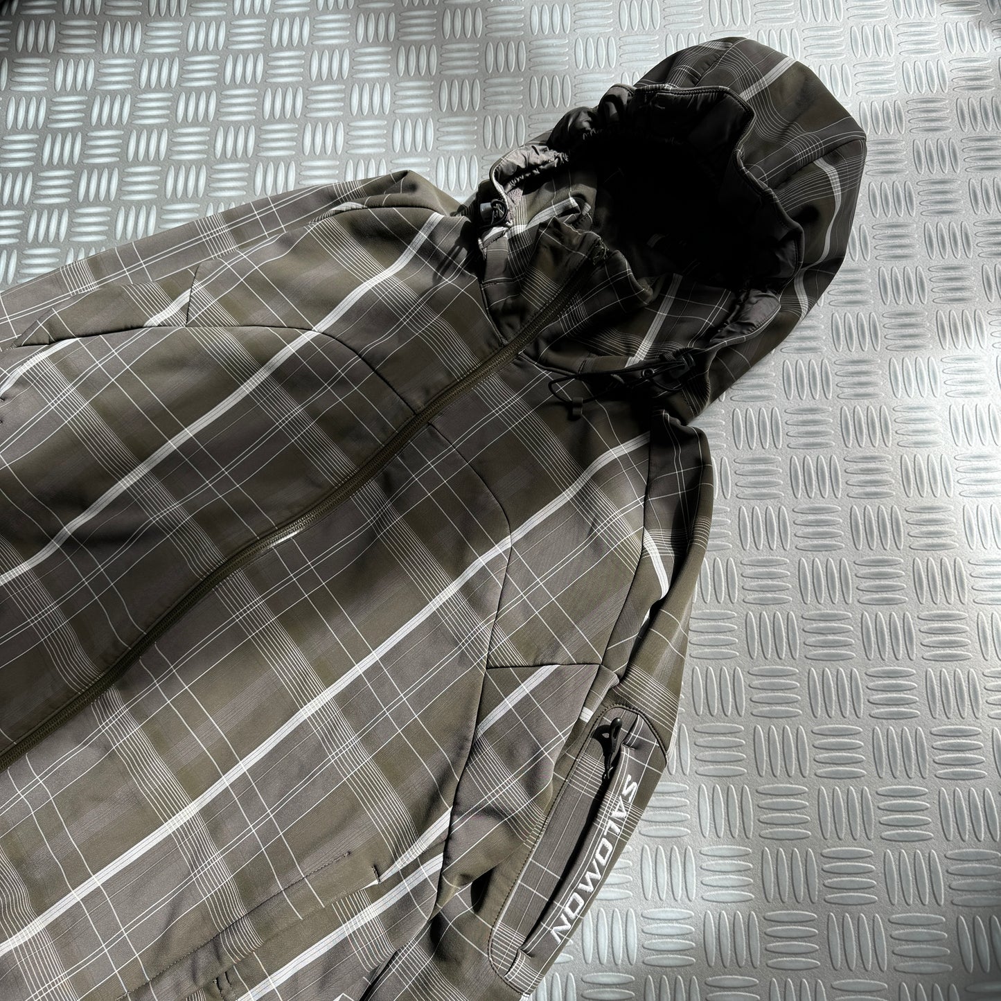 Early 2000’s Salomon Plaid Soft Shell Jacket - Medium