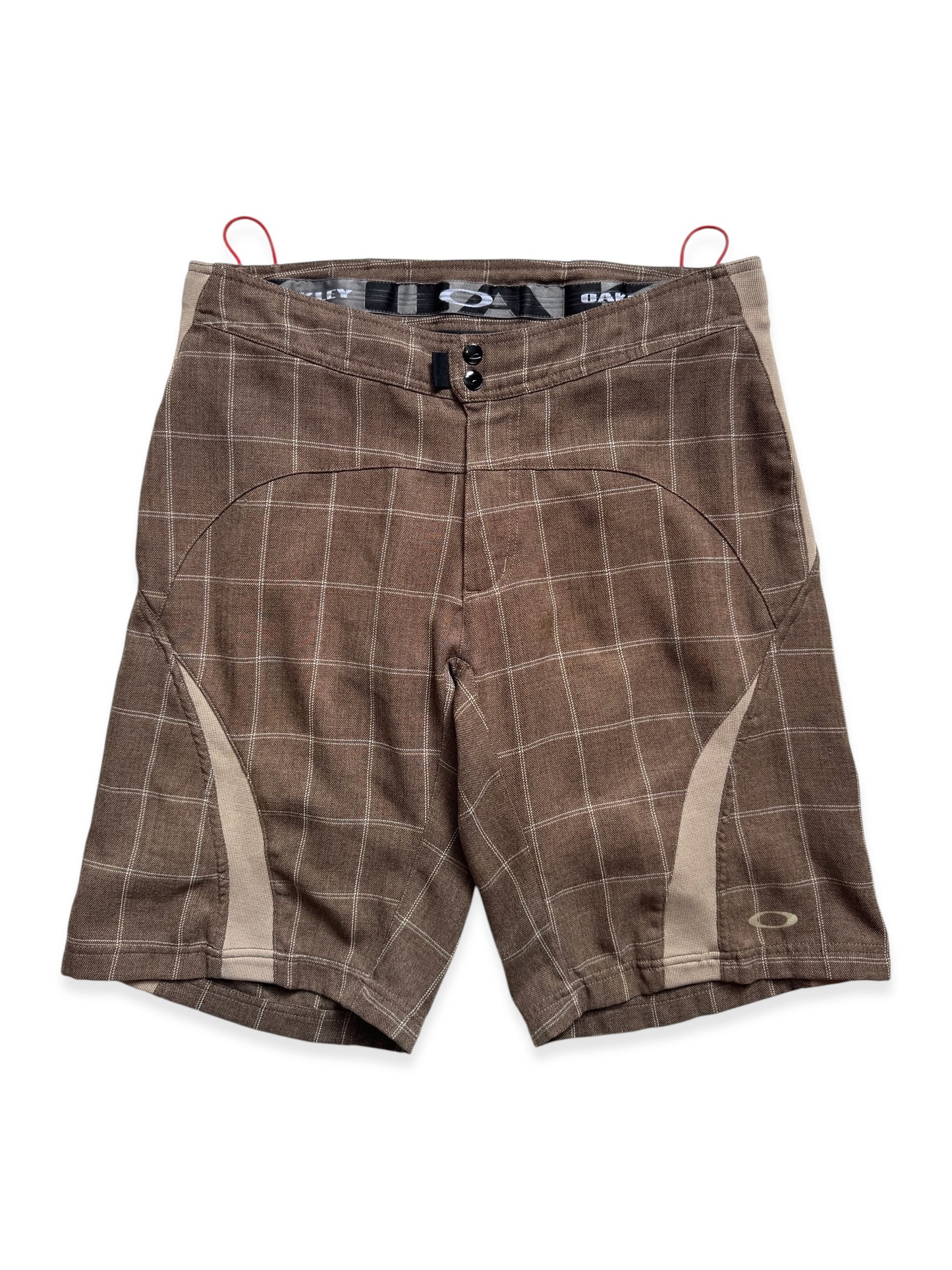 Early 2000’s Oakley Plaid Technical Shorts
