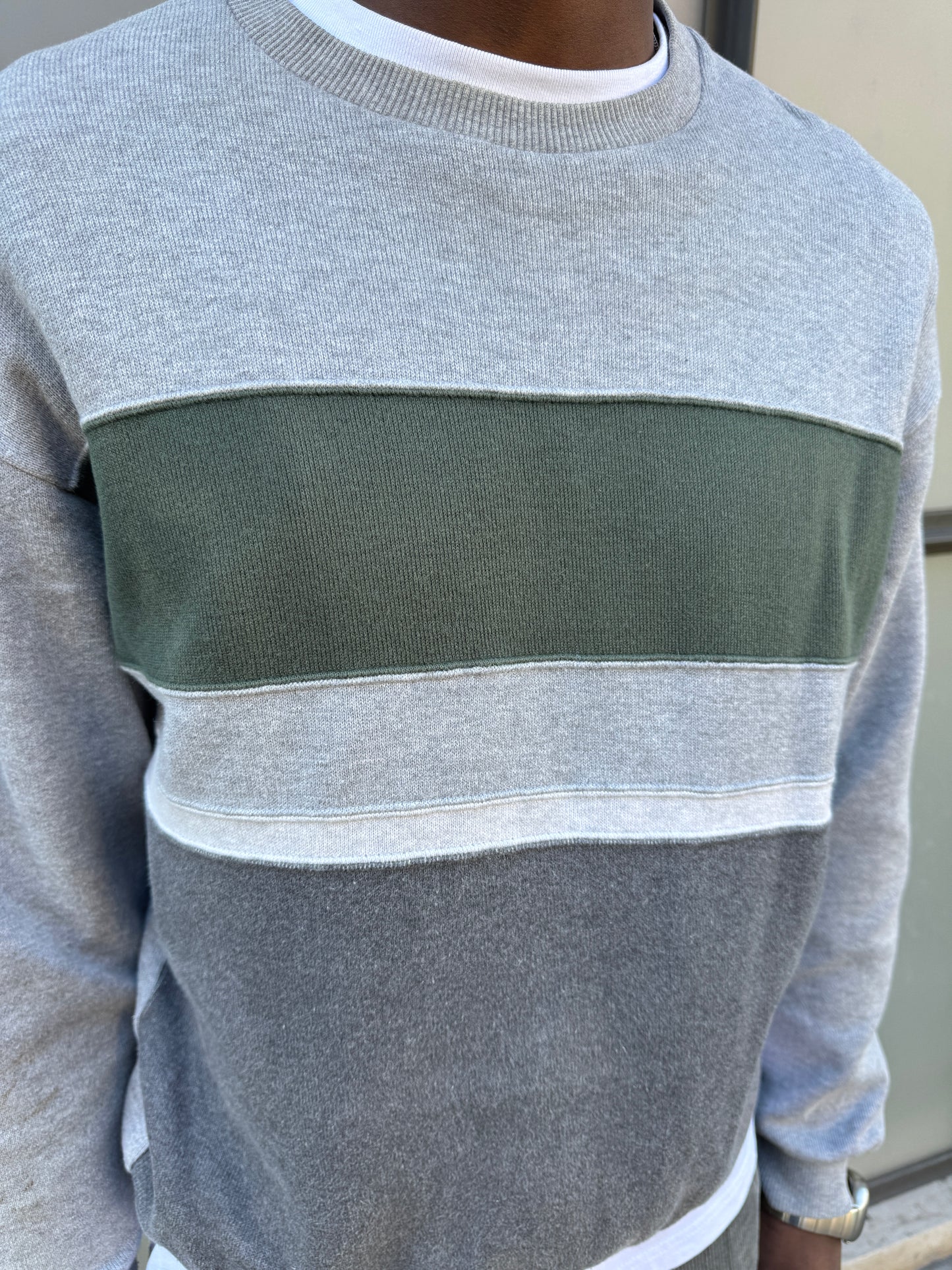 1990's Issey Miyake Split Panel Crewneck