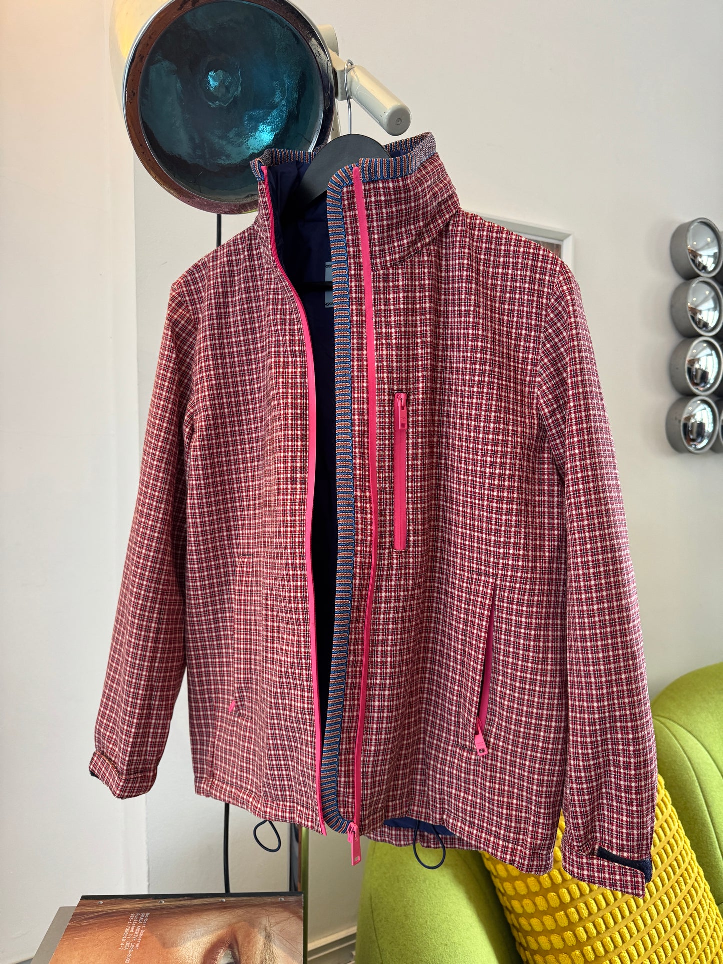 SS17’ Prada Main Line Knitted Plaid Jacket