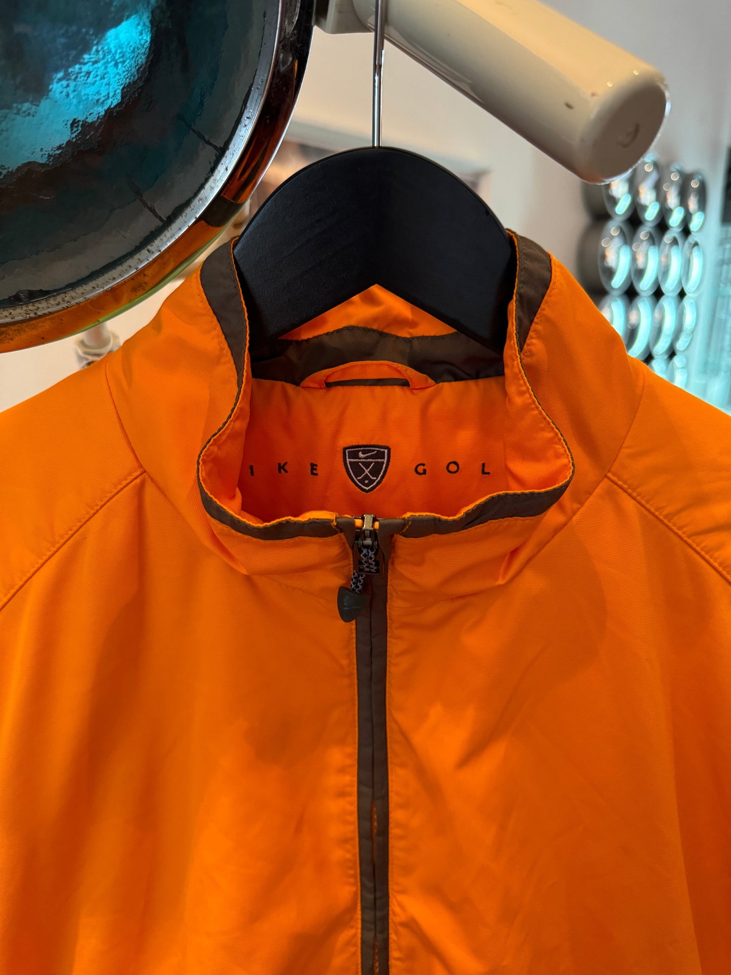 Early 2000’s Nike Bright Orange Half Zip Pullover