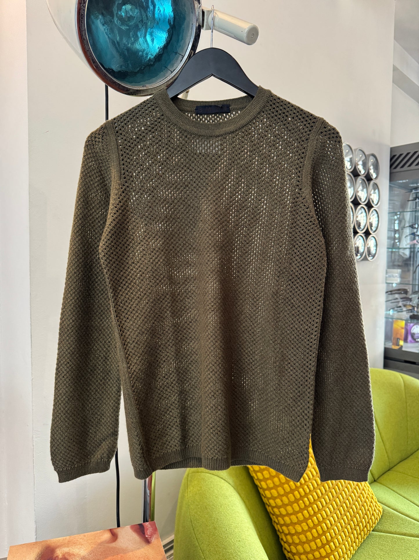 3Man Olive Knitted Crewneck