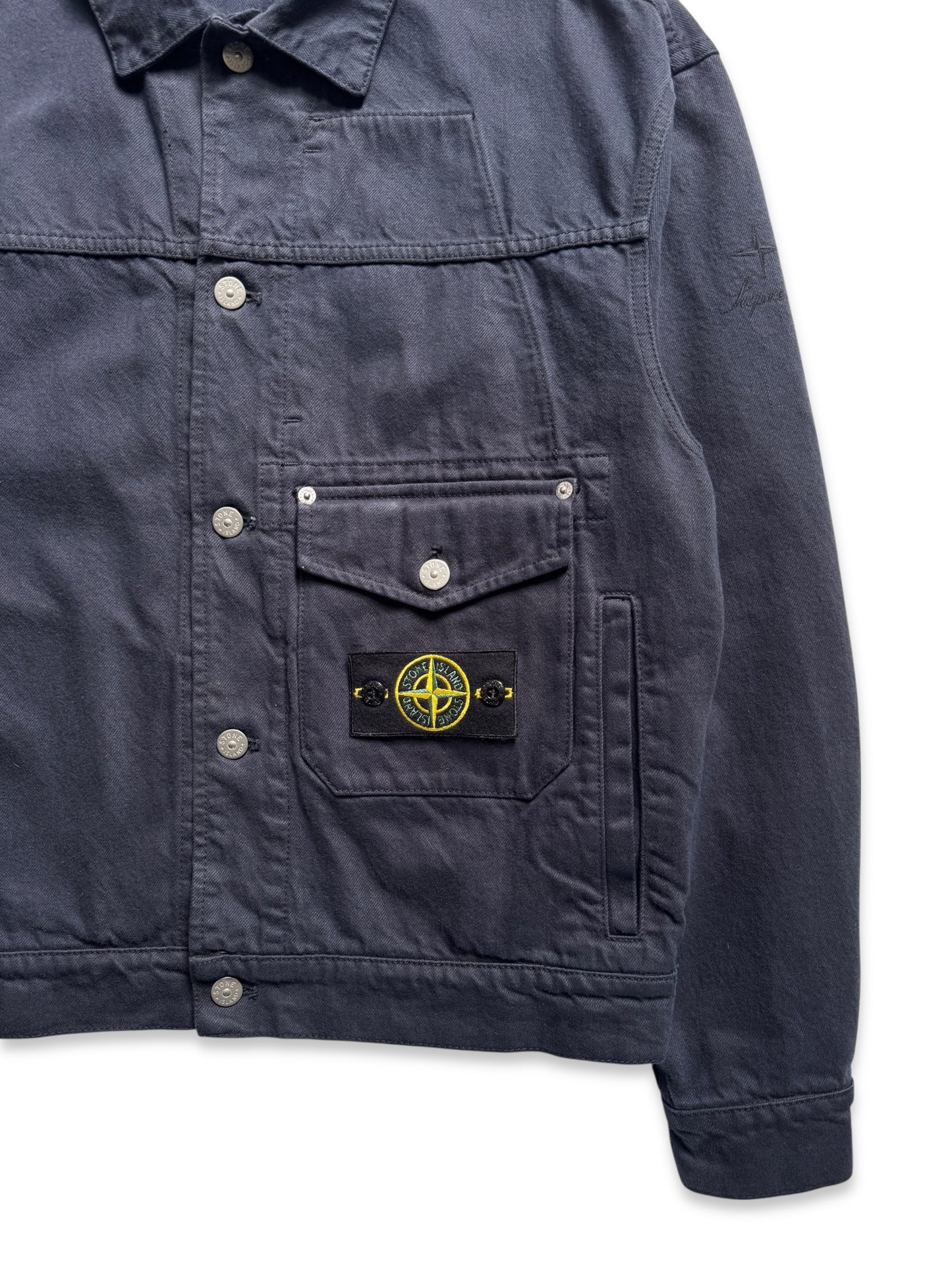 Stone Island x Supreme Bull Denim TC Jacket