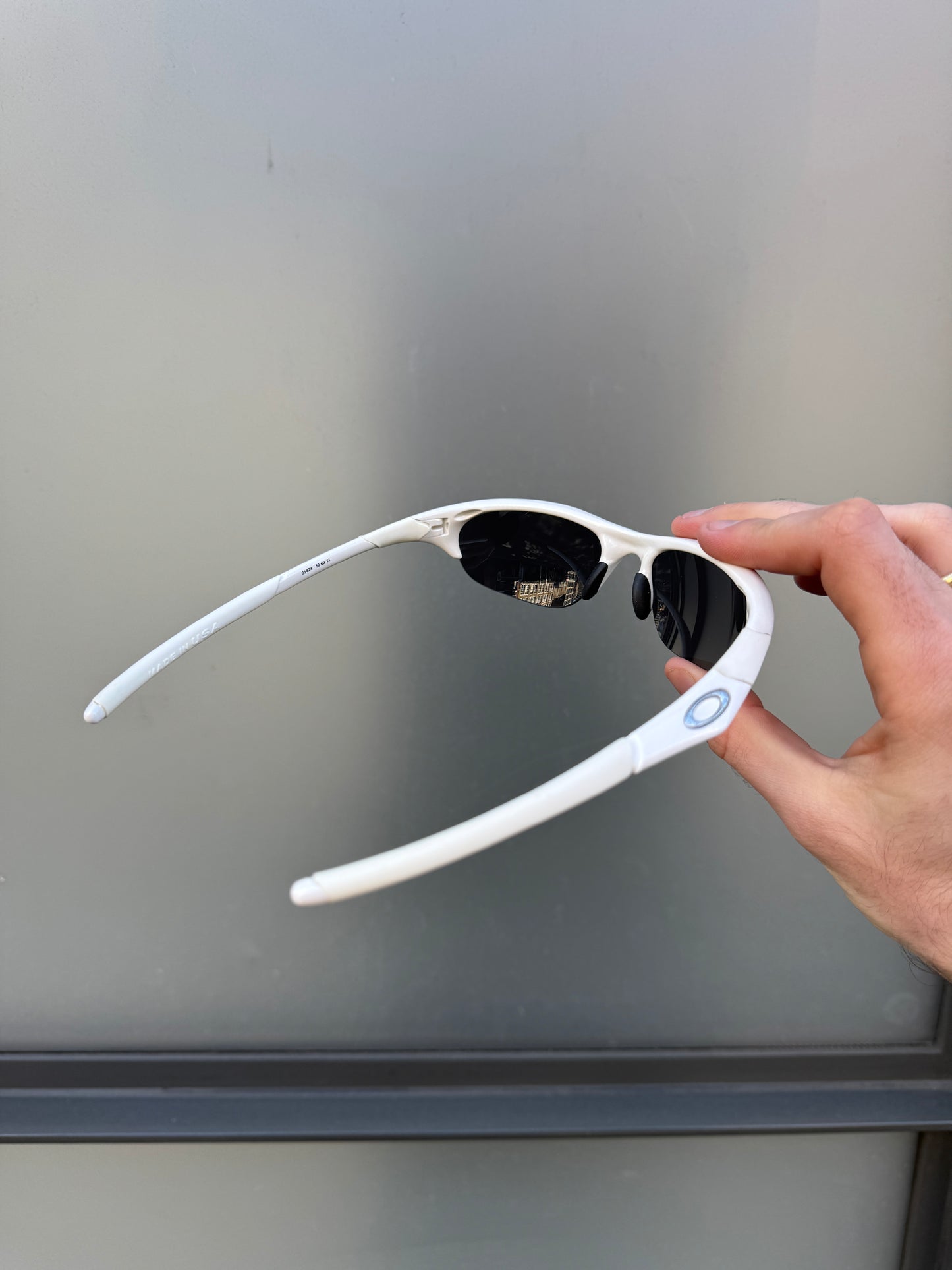 Oakley Half Jacket Pure White Sunglasses