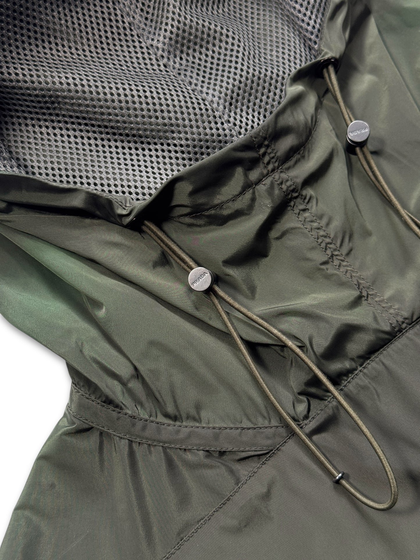 SS11’ Prada Linea Rossa Deep Green Anorak Pullover Jacket
