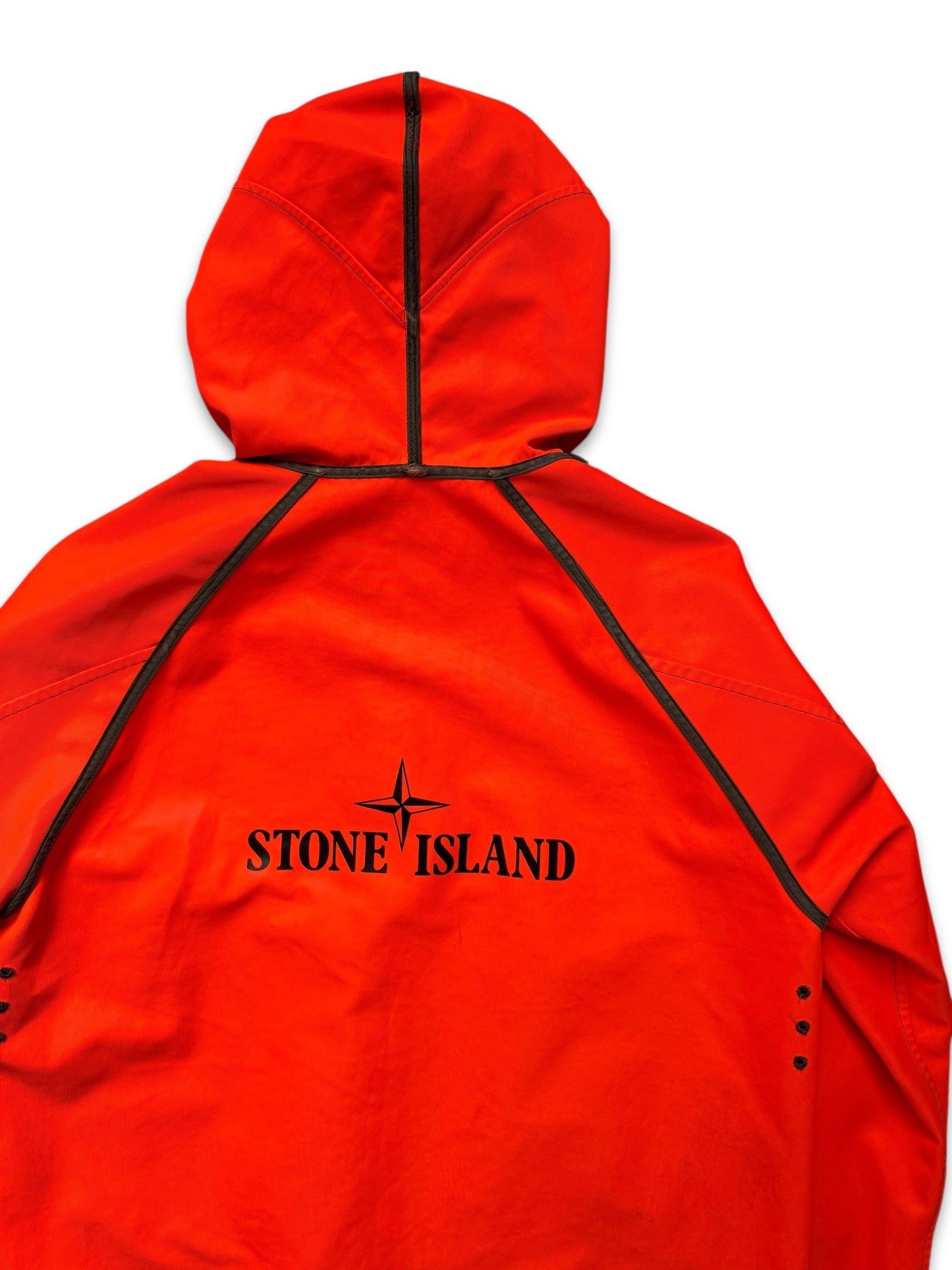AW05' Stone Island Fluorescent Orange Reversible Jacket