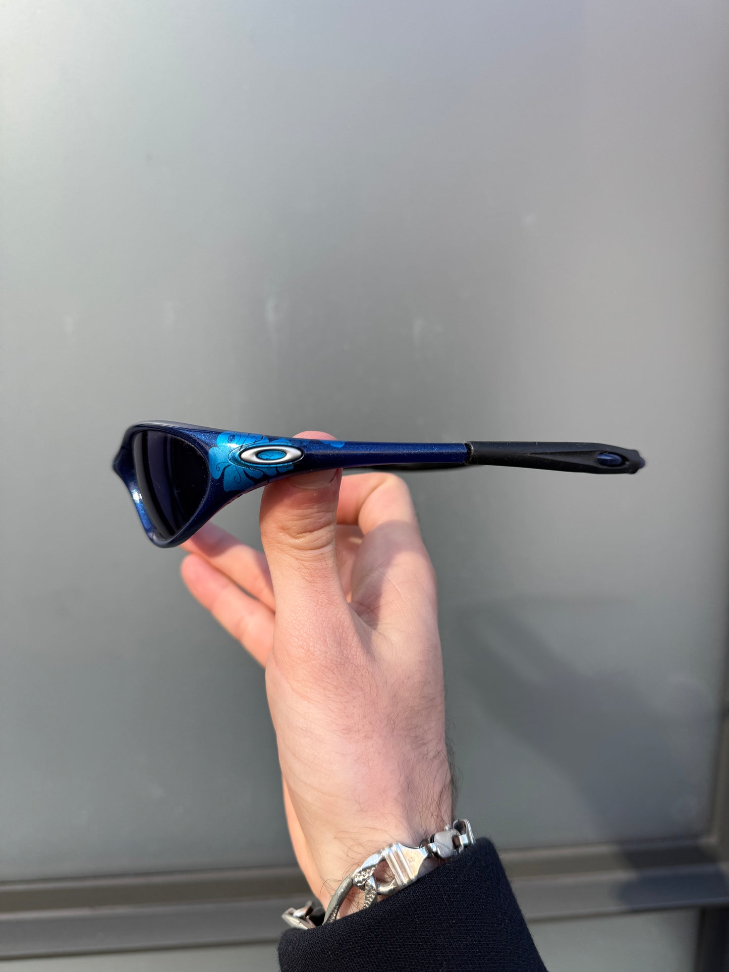 1990’s Oakley Minute Deep Navy/Flowers Sunglasses