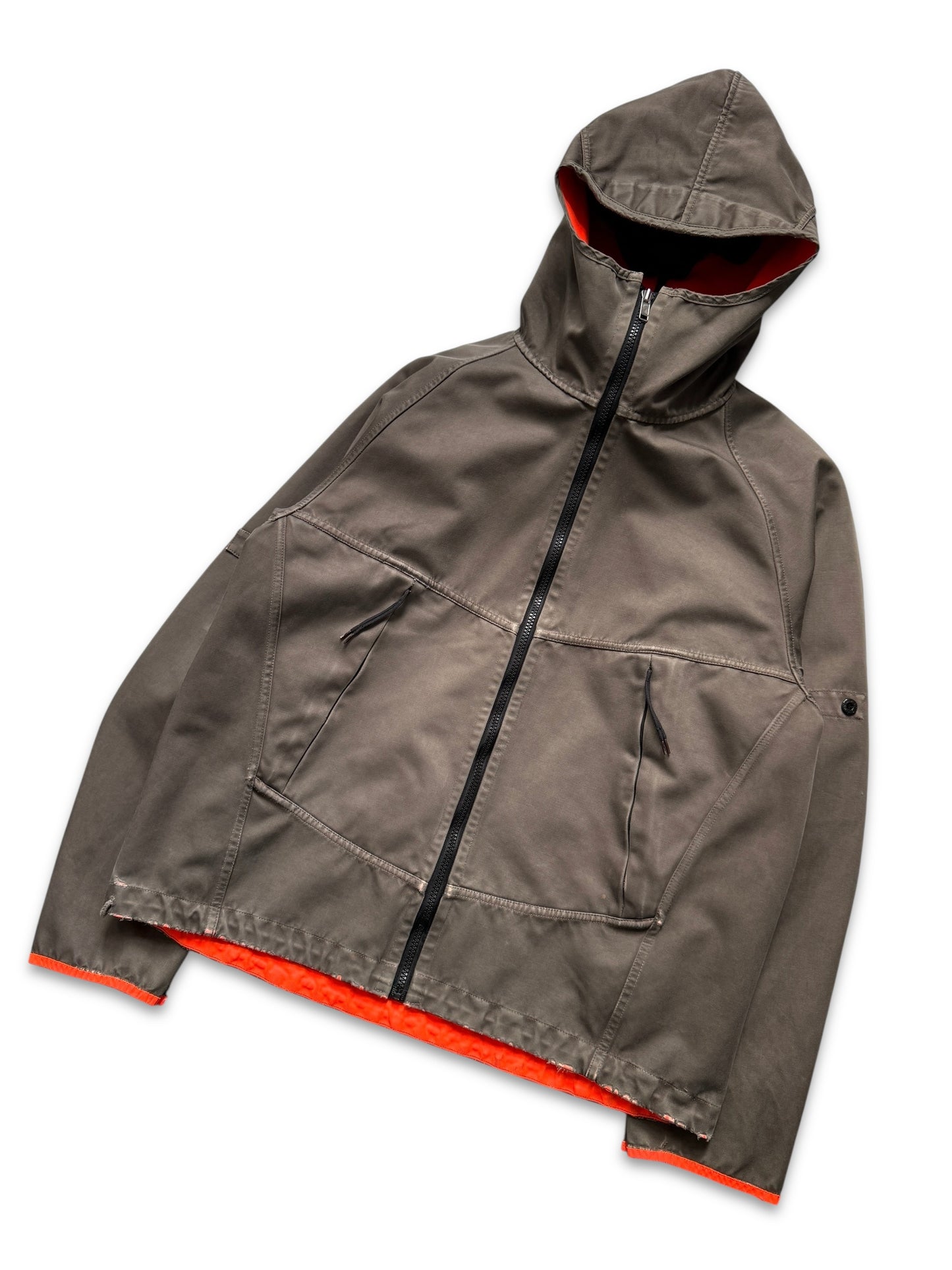 AW05' Stone Island Fluorescent Orange Reversible Jacket