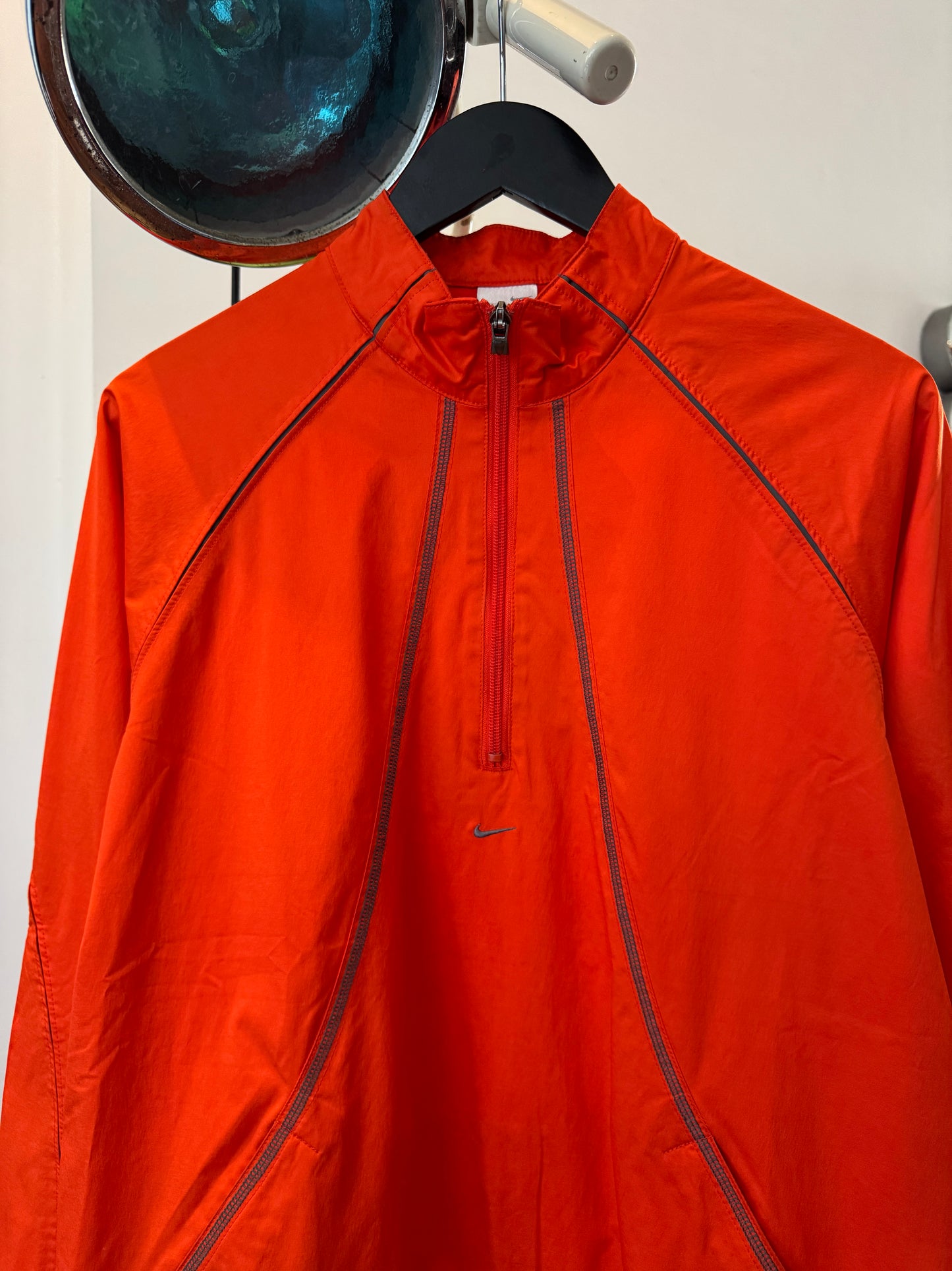 SS03’ Nike Mobius Bright Orange Articulated 1/4 Zip Jacket