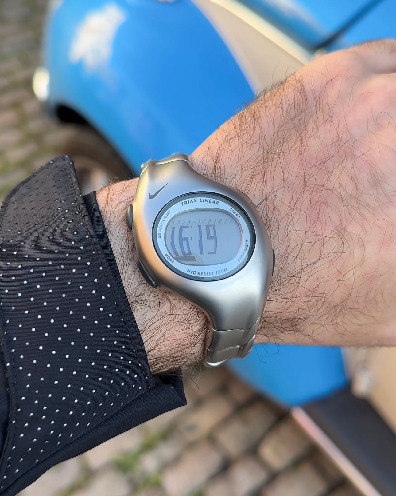 Early 2000’s Nike Stainless Steel Triax Linear Analog Watch