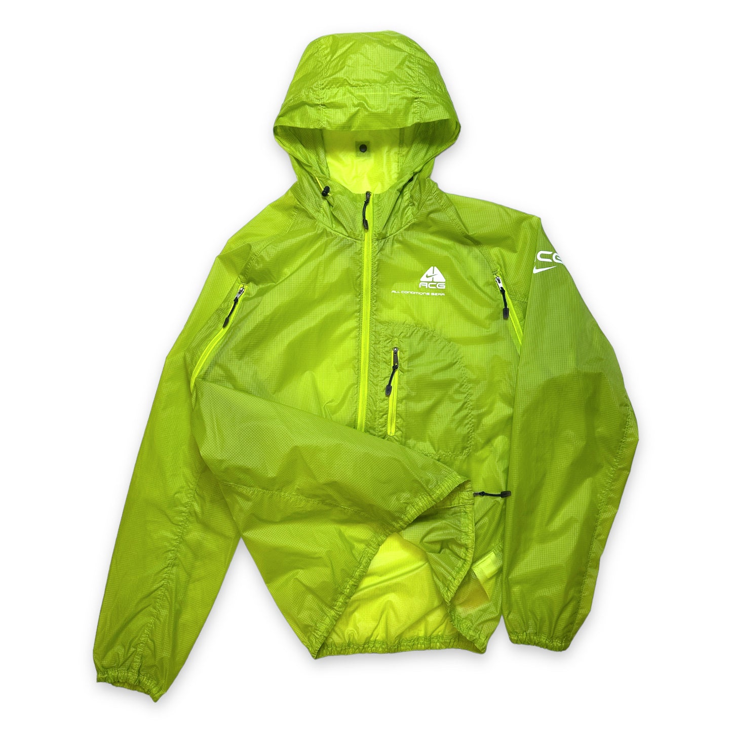 ナイキ ACG 半透明ボルト グリーン ジャケット - M