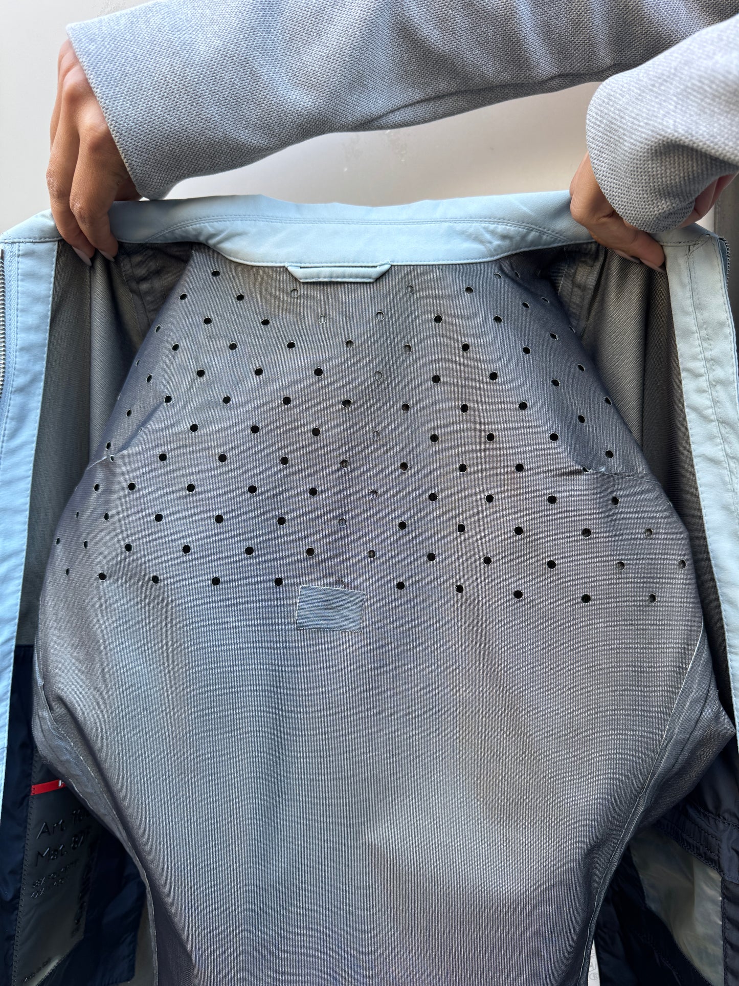 SS99’ Prada Sport Western Trim Perforated Gore-Tex Cropped Jacket