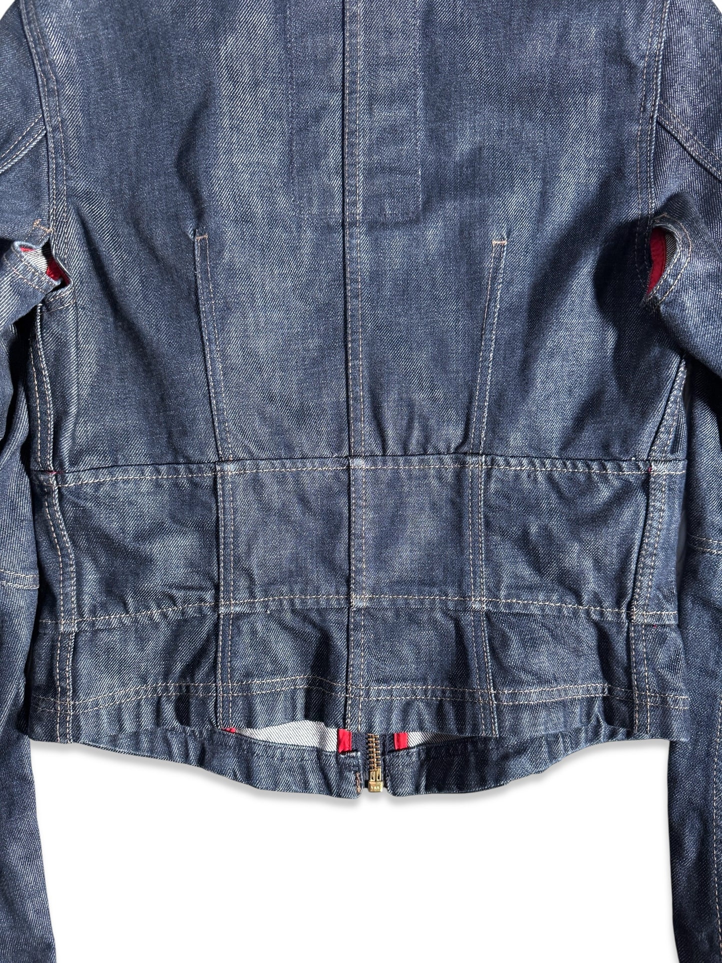 SS03’ Prada Sport Cropped Lace Denim Jacket
