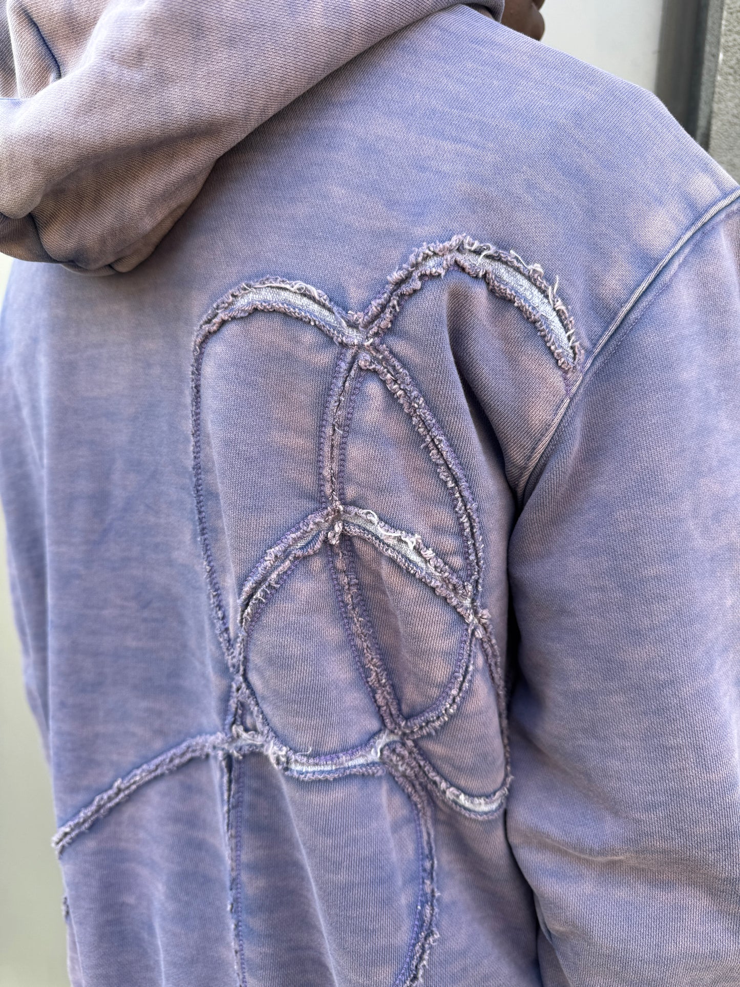 Xlim Overdyed Purple Hoodie