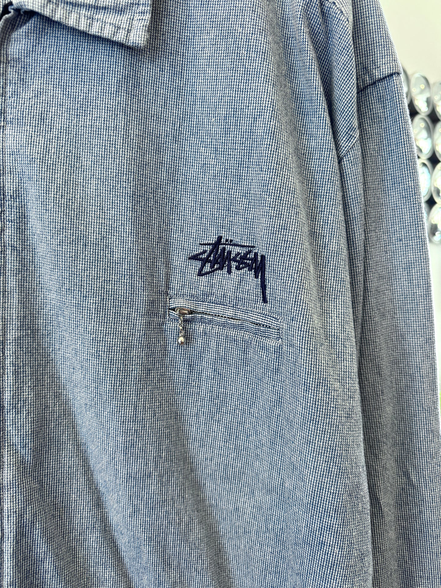 1980's Stüssy Cropped Harrington Jacket