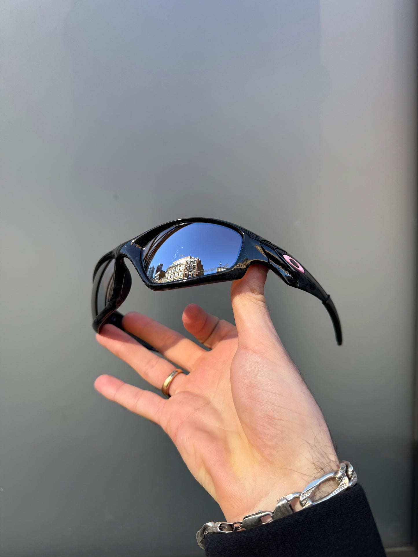 Oakley Straight Jacket 2.0 Black/Pink Sunglasses