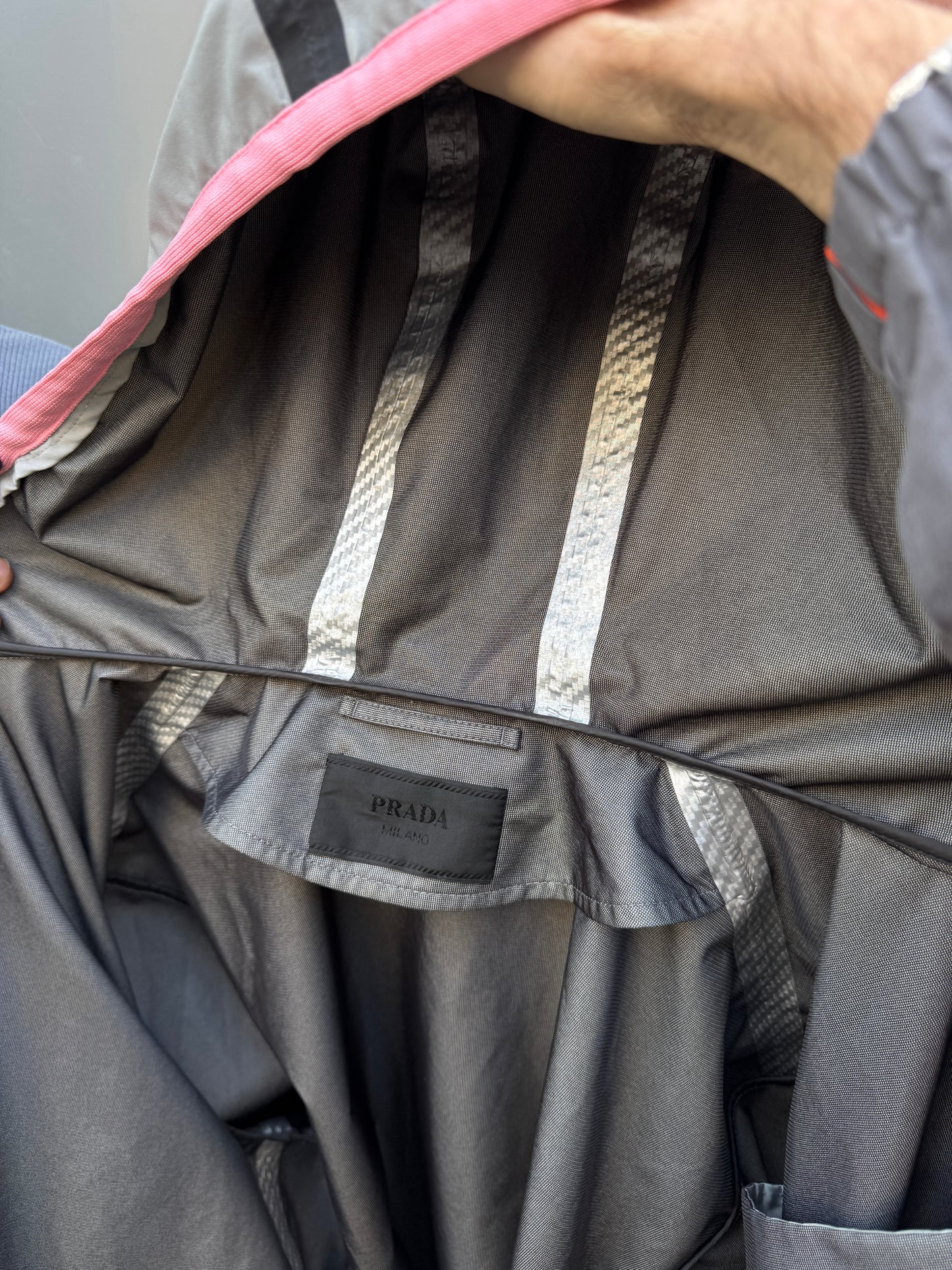 SS17’ Prada Mainline Technical Taped Seam Waterproof Jacket