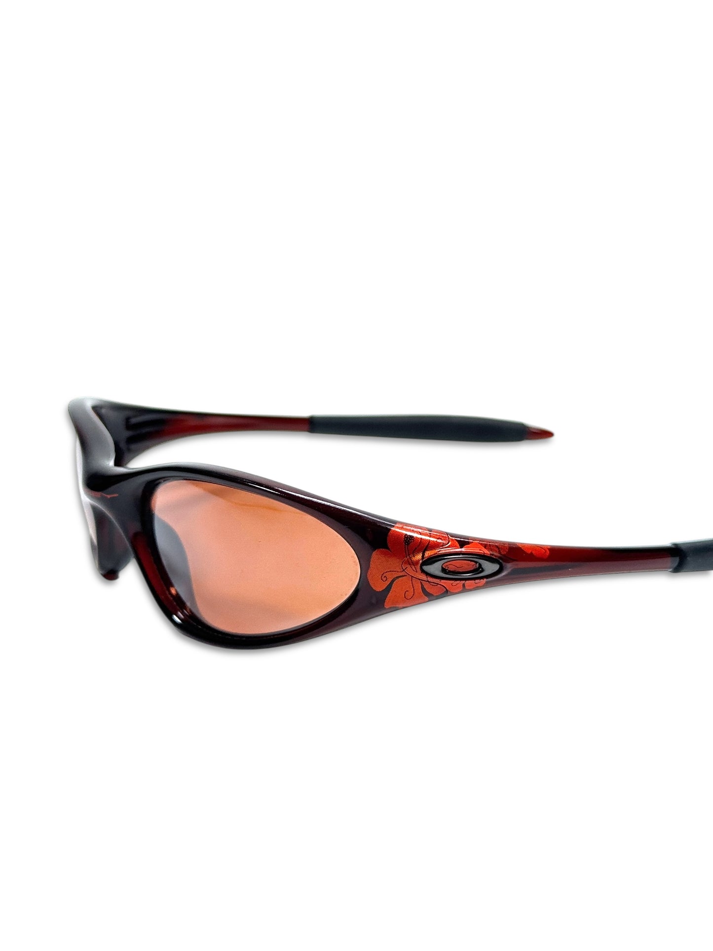 Oakley Red Wine Flower Print Minute Sunglasses
