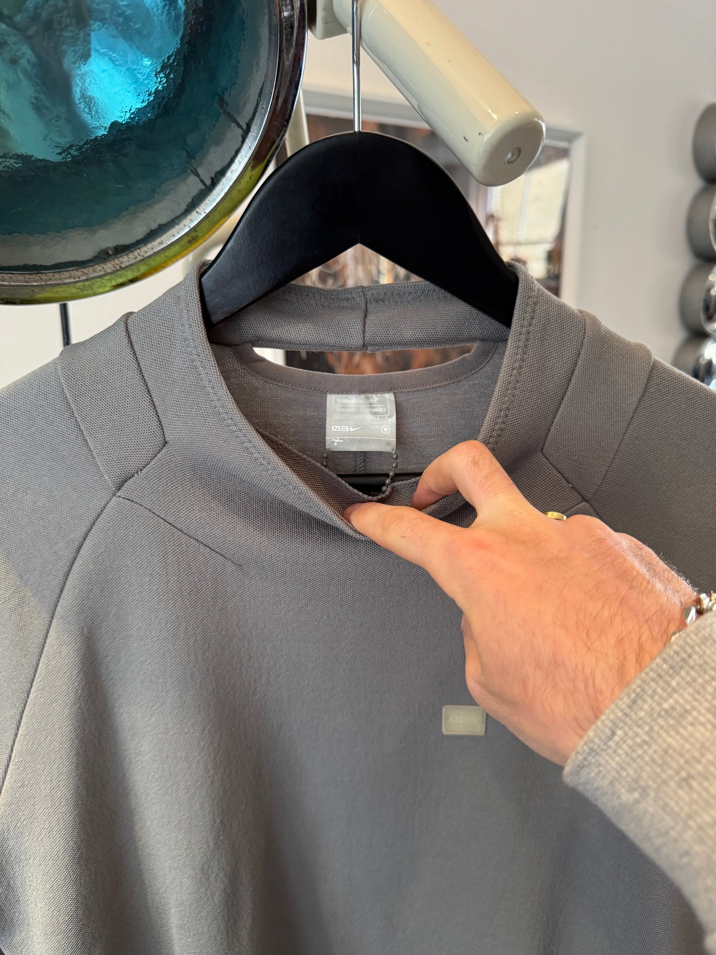 Nike 01 Code 'First Grade Tee Unit' Marino Wool Longsleeve Crewneck