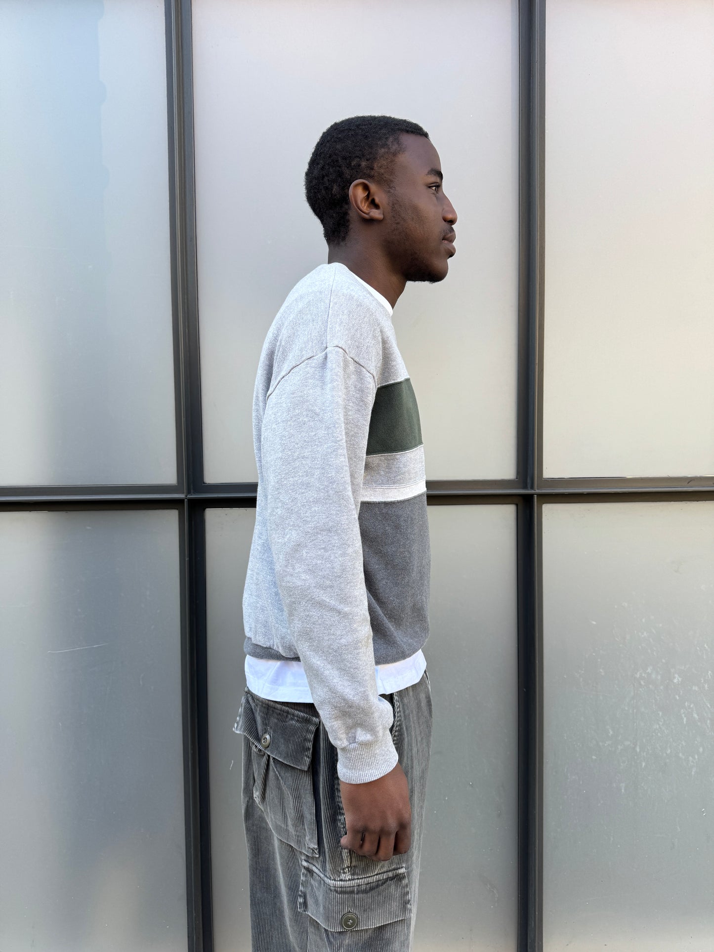 1990's Issey Miyake Split Panel Crewneck