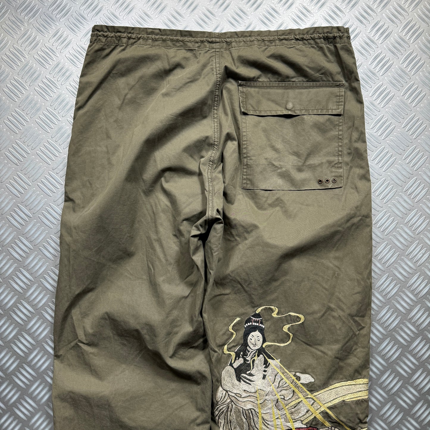 Early 2000’s Maharishi Samurai Embroidered Snopants - 32-34” Waist