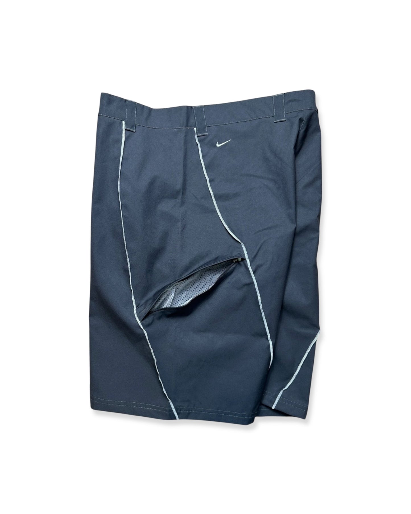 2003 Nike Mobius 'MB1' Overlocked Heavy Nylon Cargo Shorts