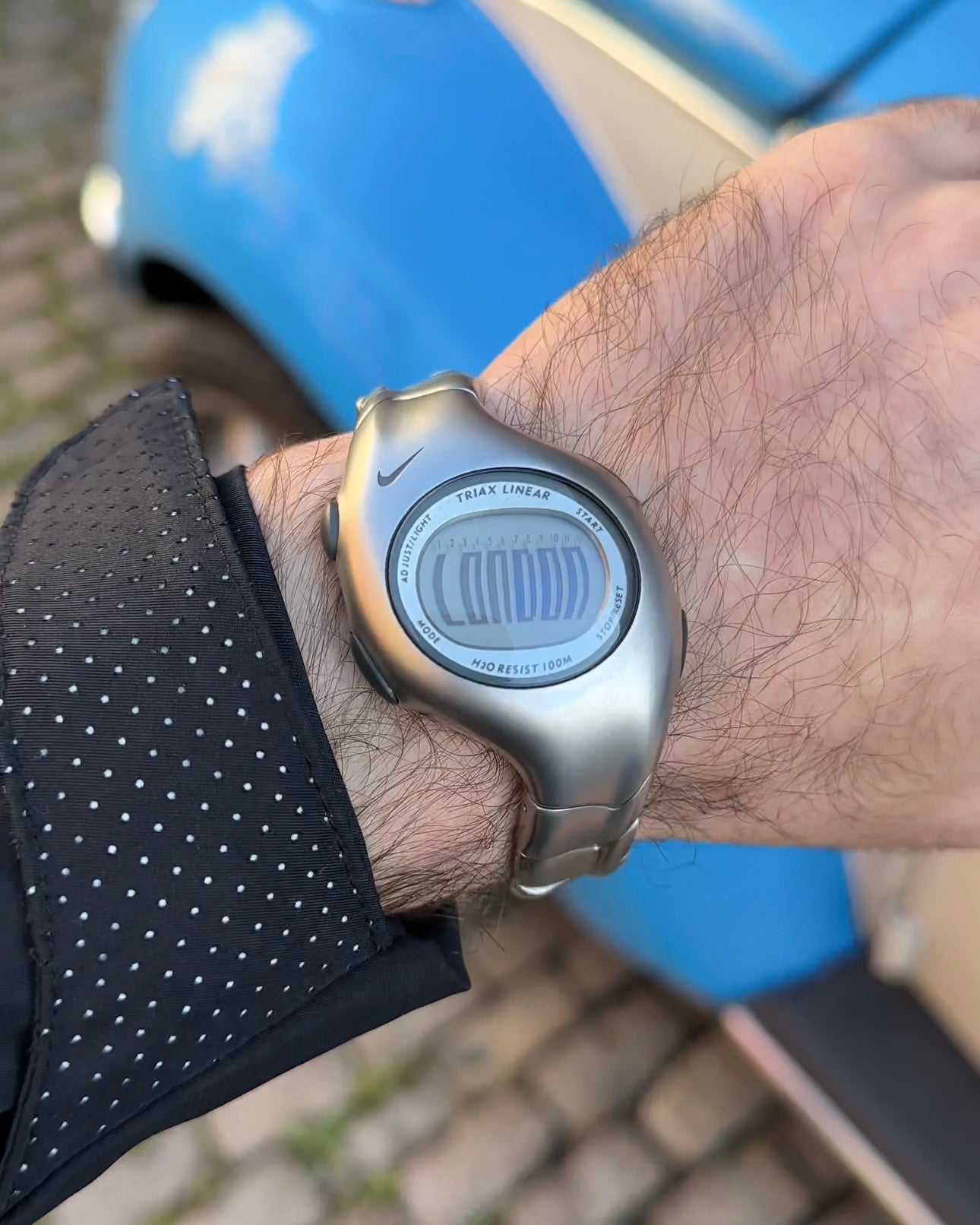 Early 2000’s Nike Stainless Steel Triax Linear Analog Watch