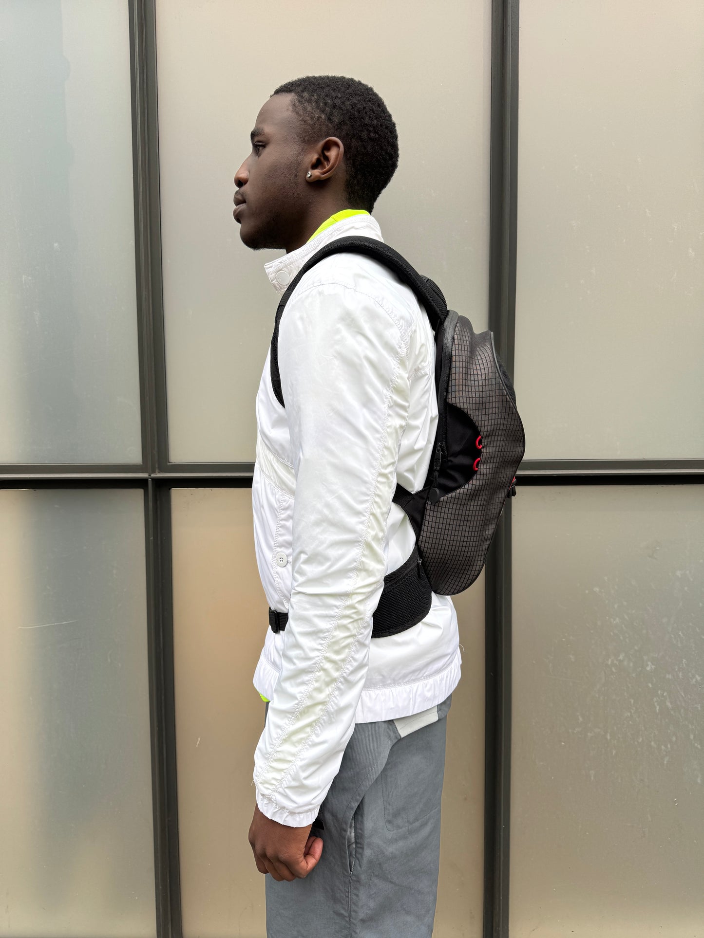 Early 2000’s Nike Jet Black/Red Technical 1.0 Track Bag