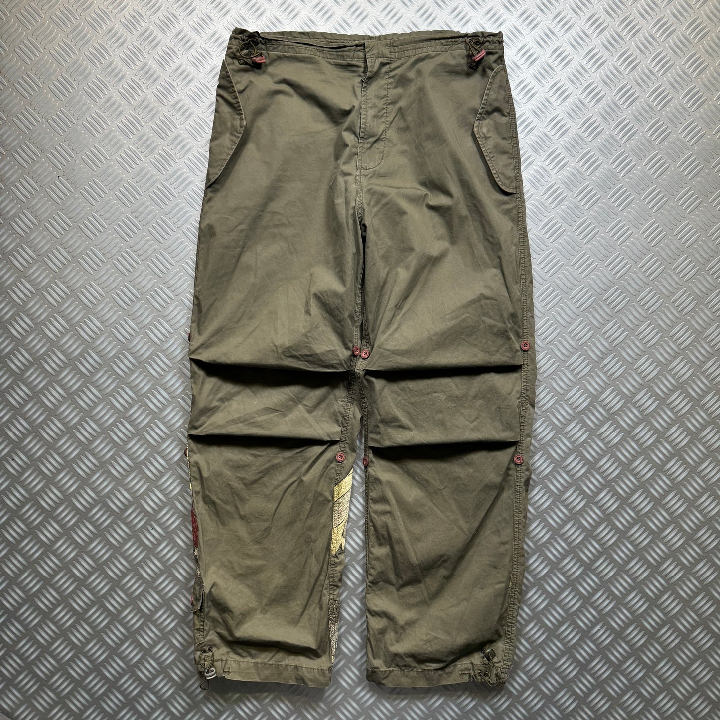 Early 2000’s Maharishi Samurai Embroidered Snopants - 32-34” Waist