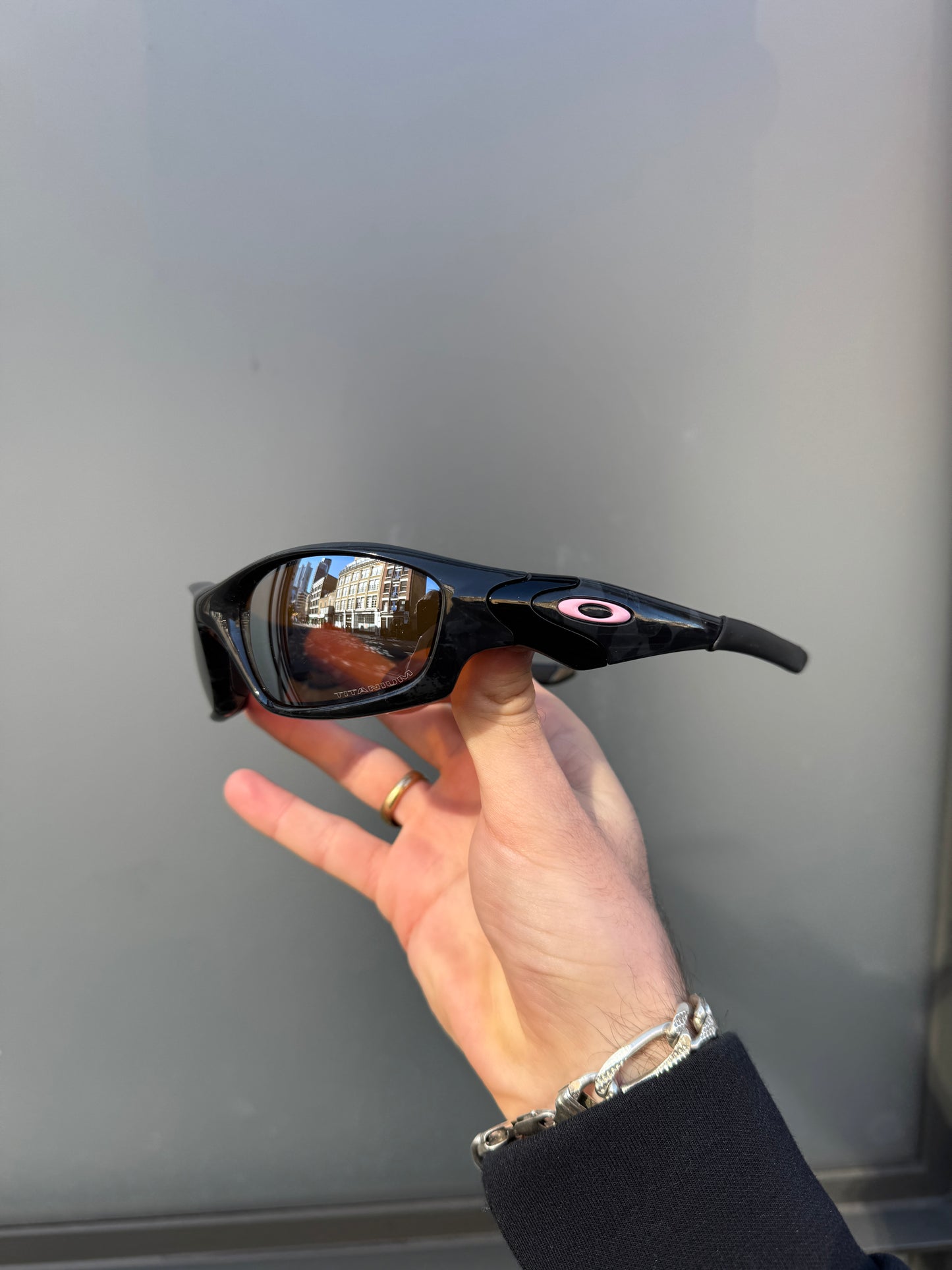 Oakley Straight Jacket 2.0 Black/Pink Sunglasses