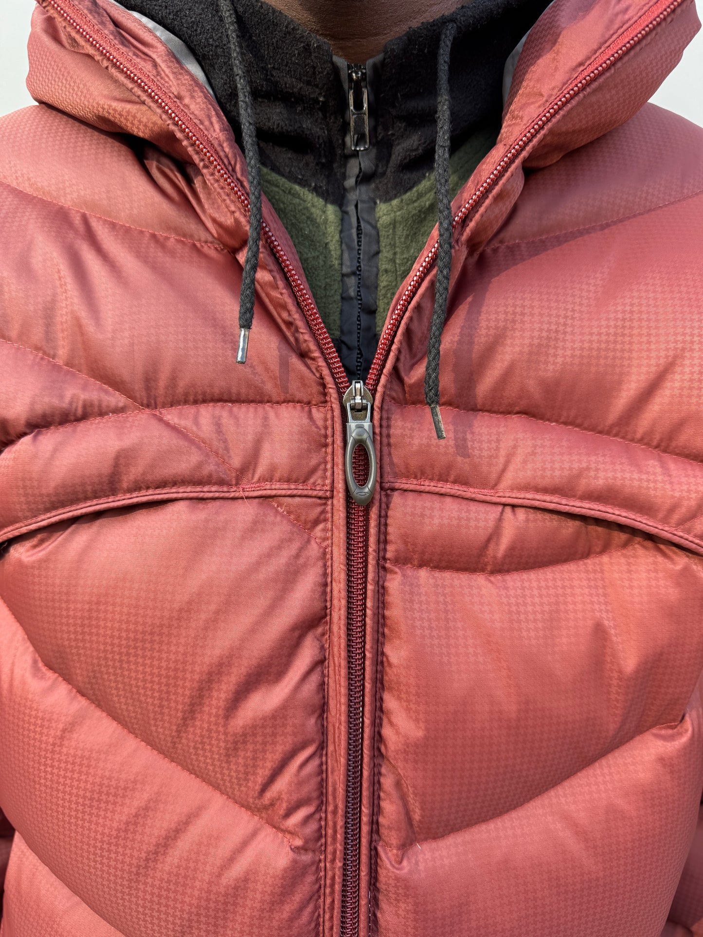 Oakley Software Burgundy Padded Puffer Jacket