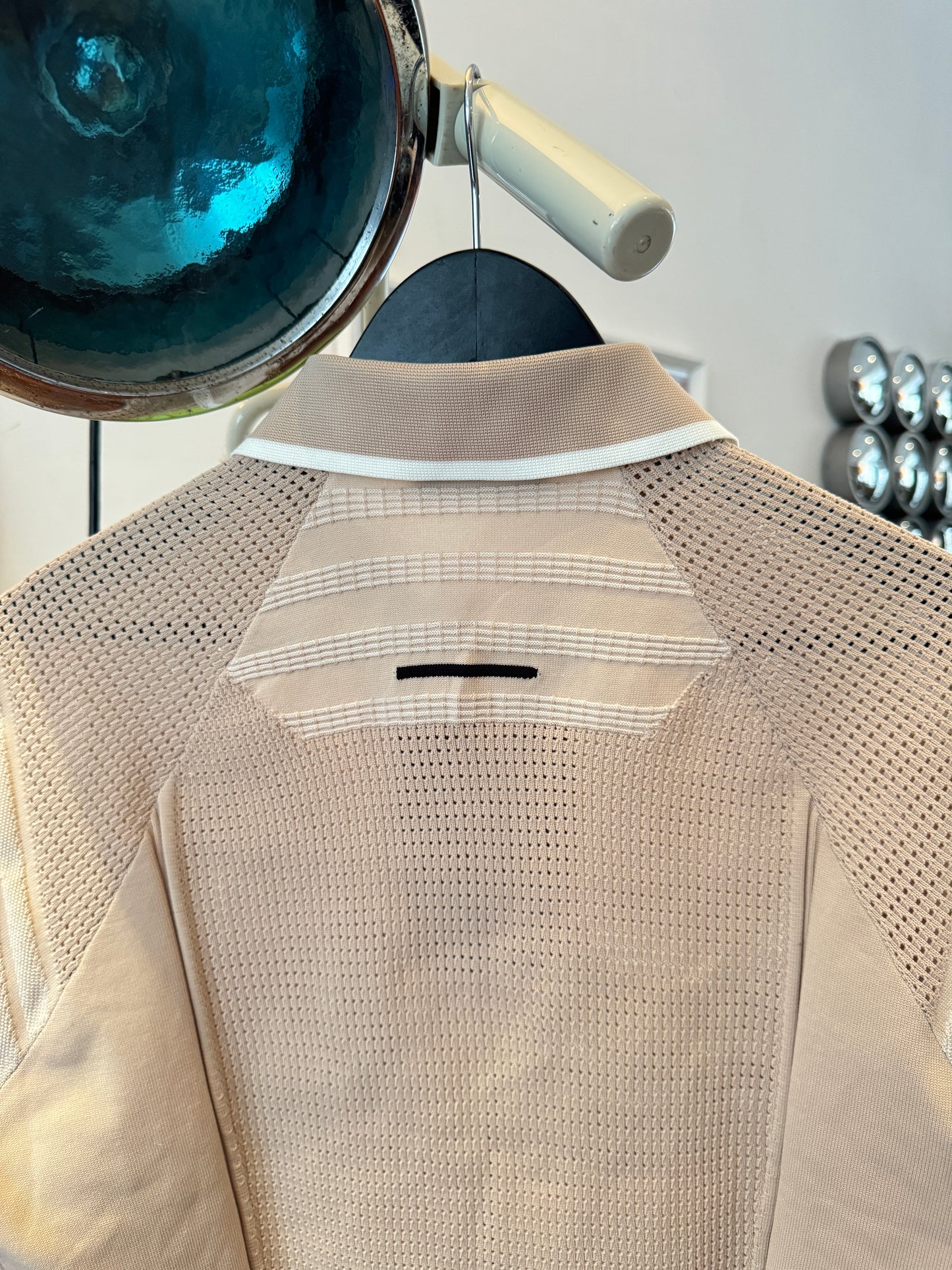 Prada Mainline Sport-Knit Polo Top