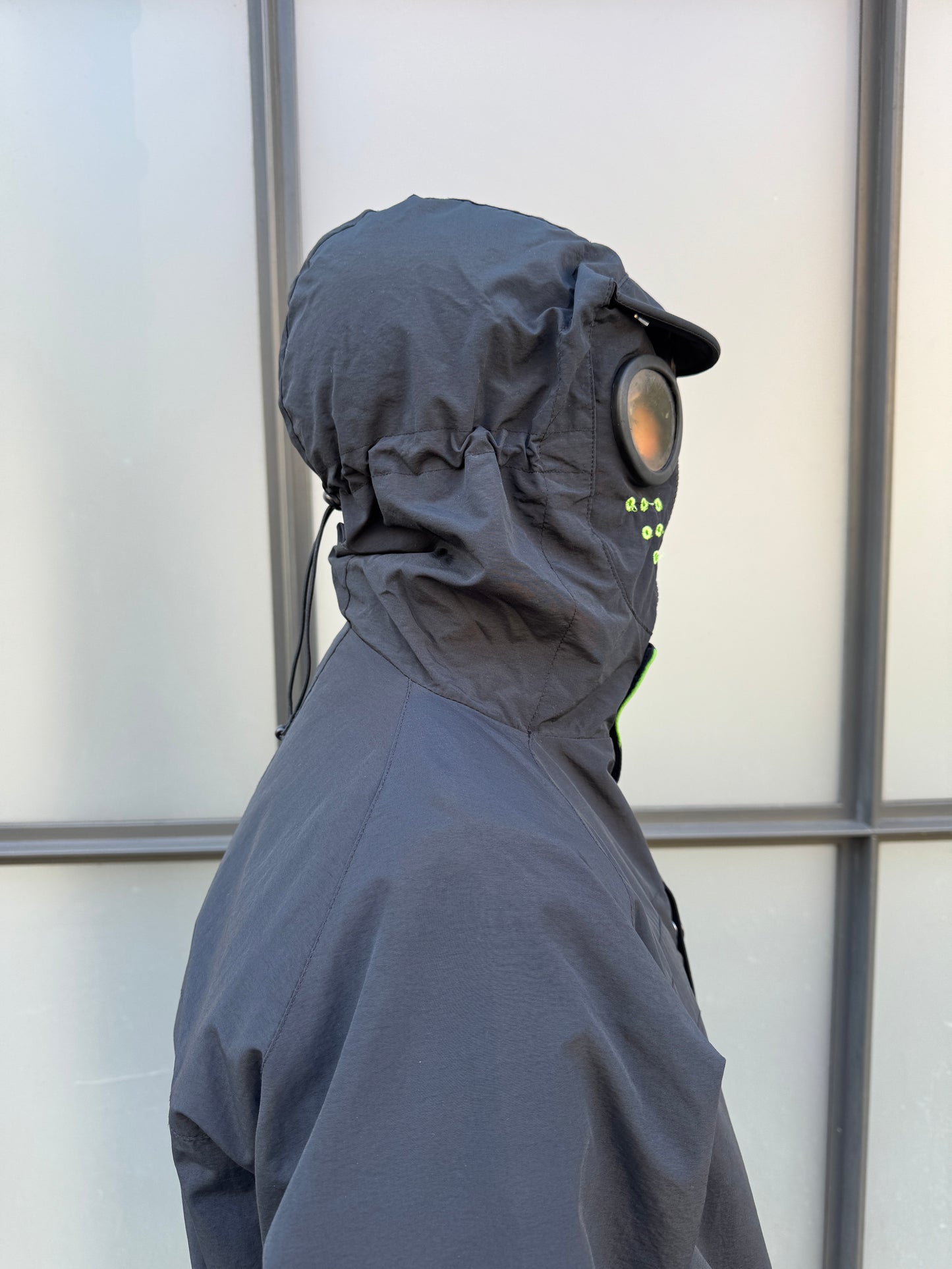 Early 2000’s Airwalk Jet Black Goggle Jacket
