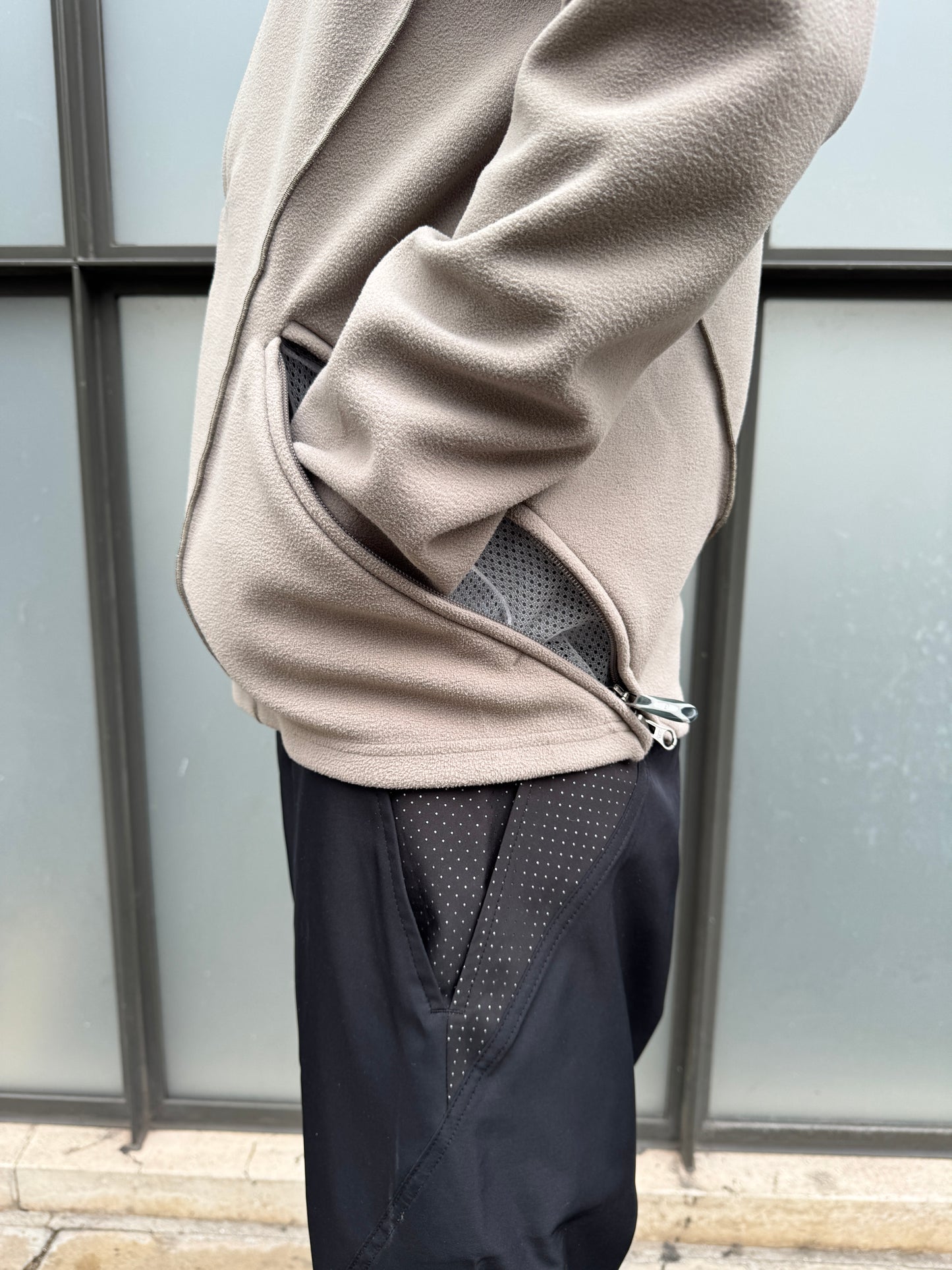 2003 Nike ‘MB1’ Mobius Mini Swoosh Technical Half Zip Fleece