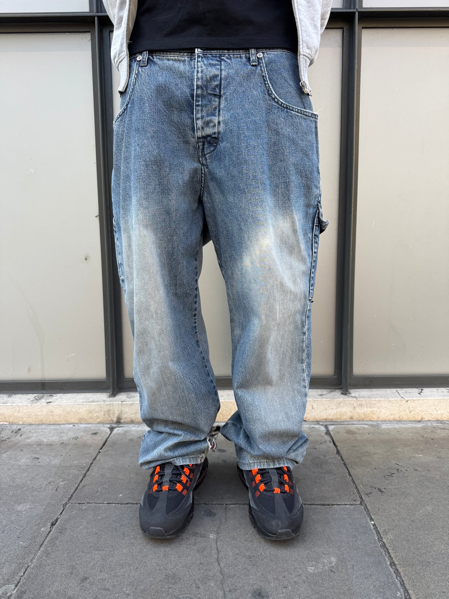 Early 2000’s Oakley Washed Blue Industrial Denim