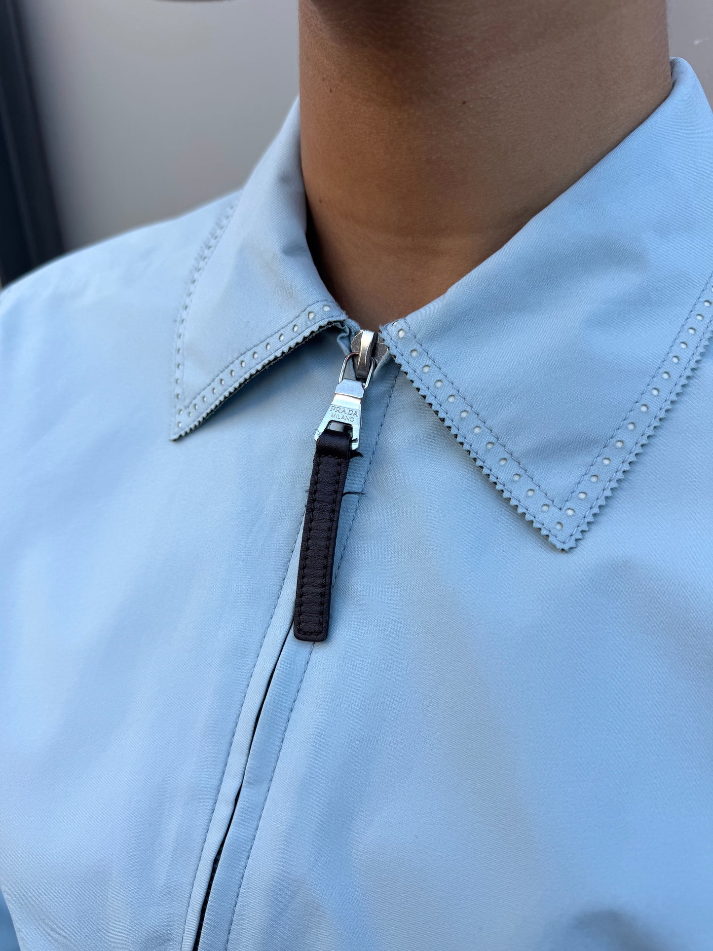 SS99’ Prada Sport Western Trim Perforated Gore-Tex Cropped Jacket