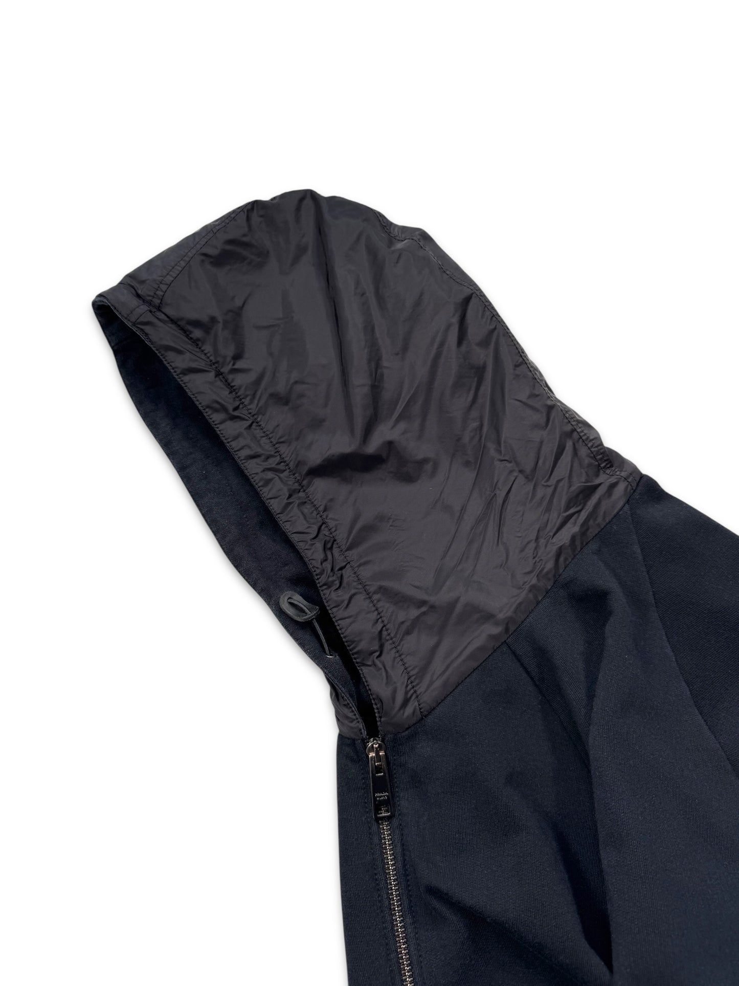 Prada Linea Rossa Midnight Navy Zipped Hoodie