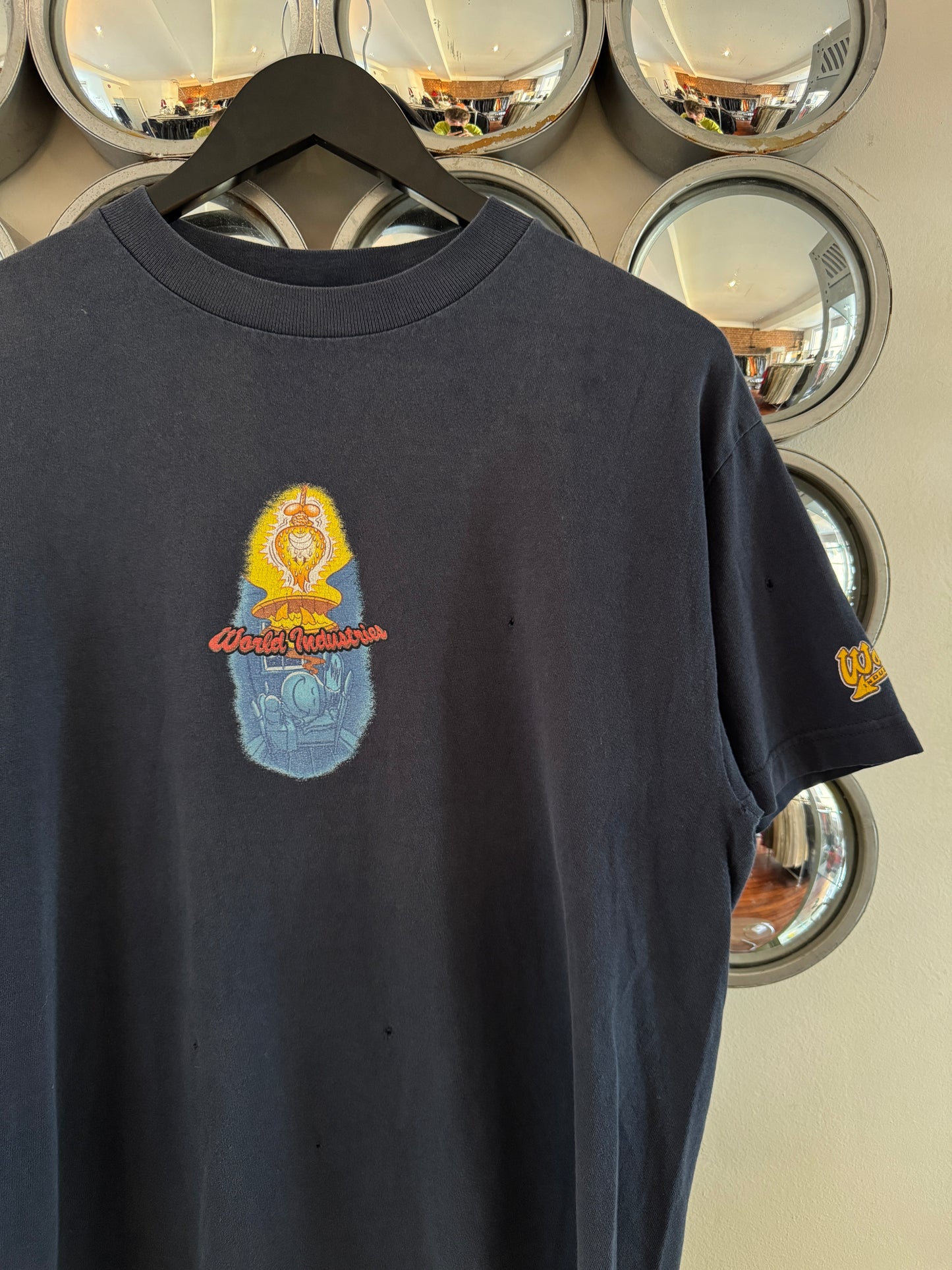 1990’s World Industries Skateboards Wet Willy & Flame Boy Graphic Tee