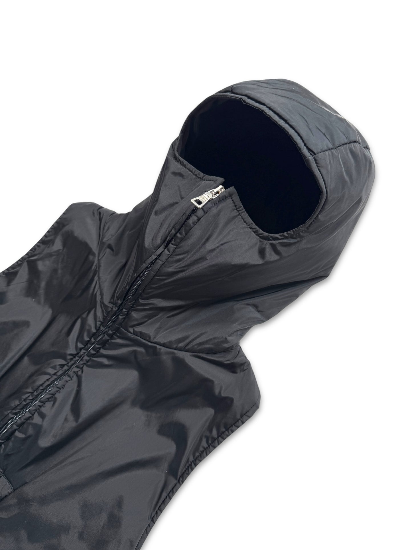 AW99’ Prada Sport Jet Black 3M Padded Balaclava Vest