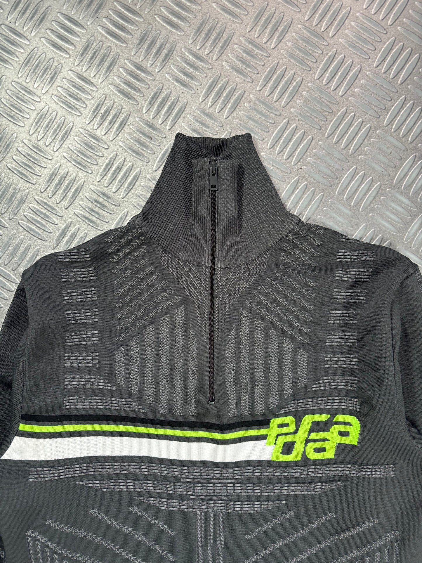 Prada Mainline 2018 Techno Knit Quarter Zip