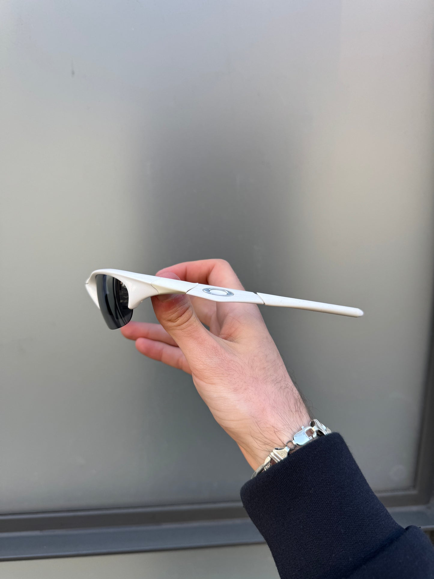 Oakley Half Jacket Pure White Sunglasses