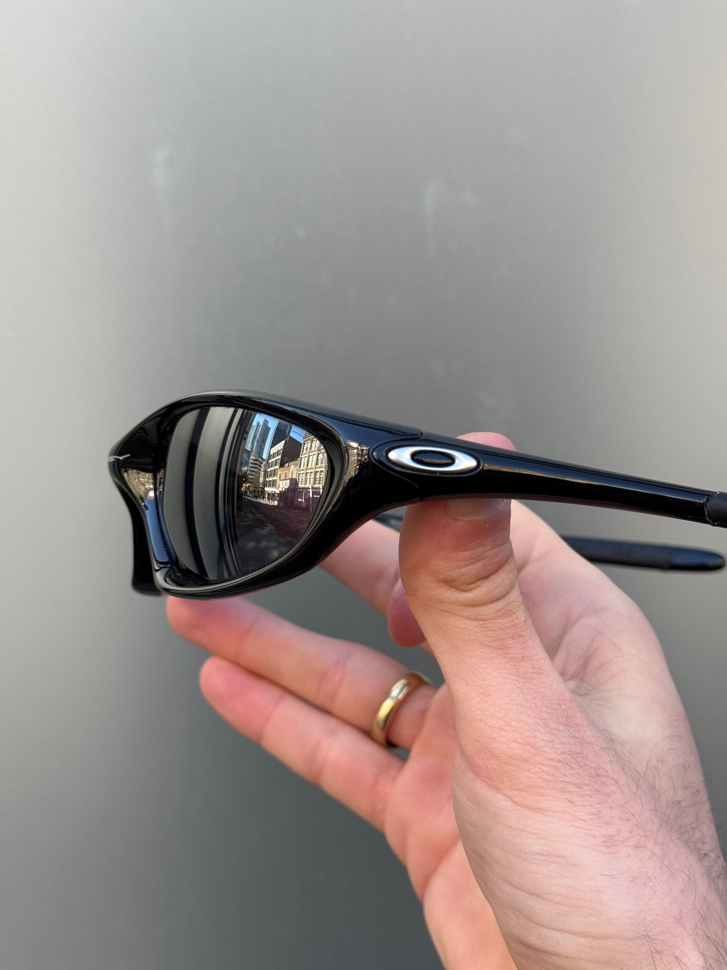 1990’s Oakley Minute Jet Black Sunglasses