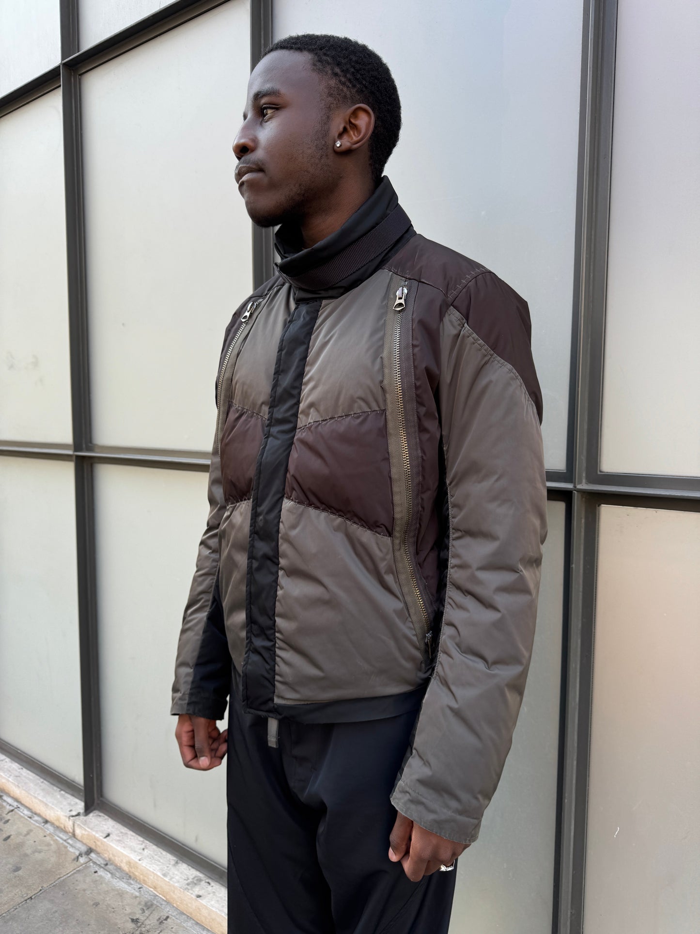 Early 2000’s Marithe Francois + Girbaud Patchwork Multi Pocket Jacket