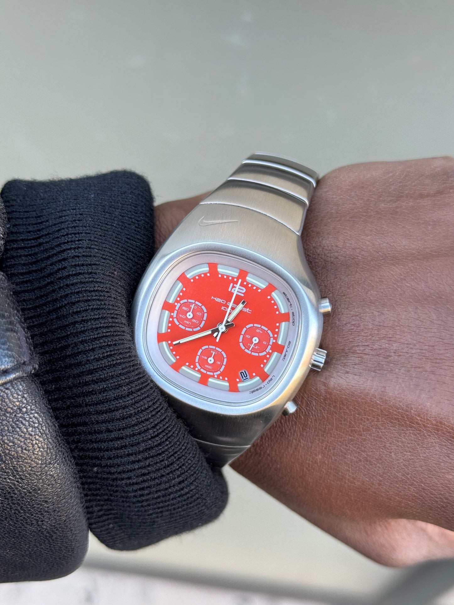 Early 2000’s Nike Triax Armored II Chrono Stainless Steel Analog Watch