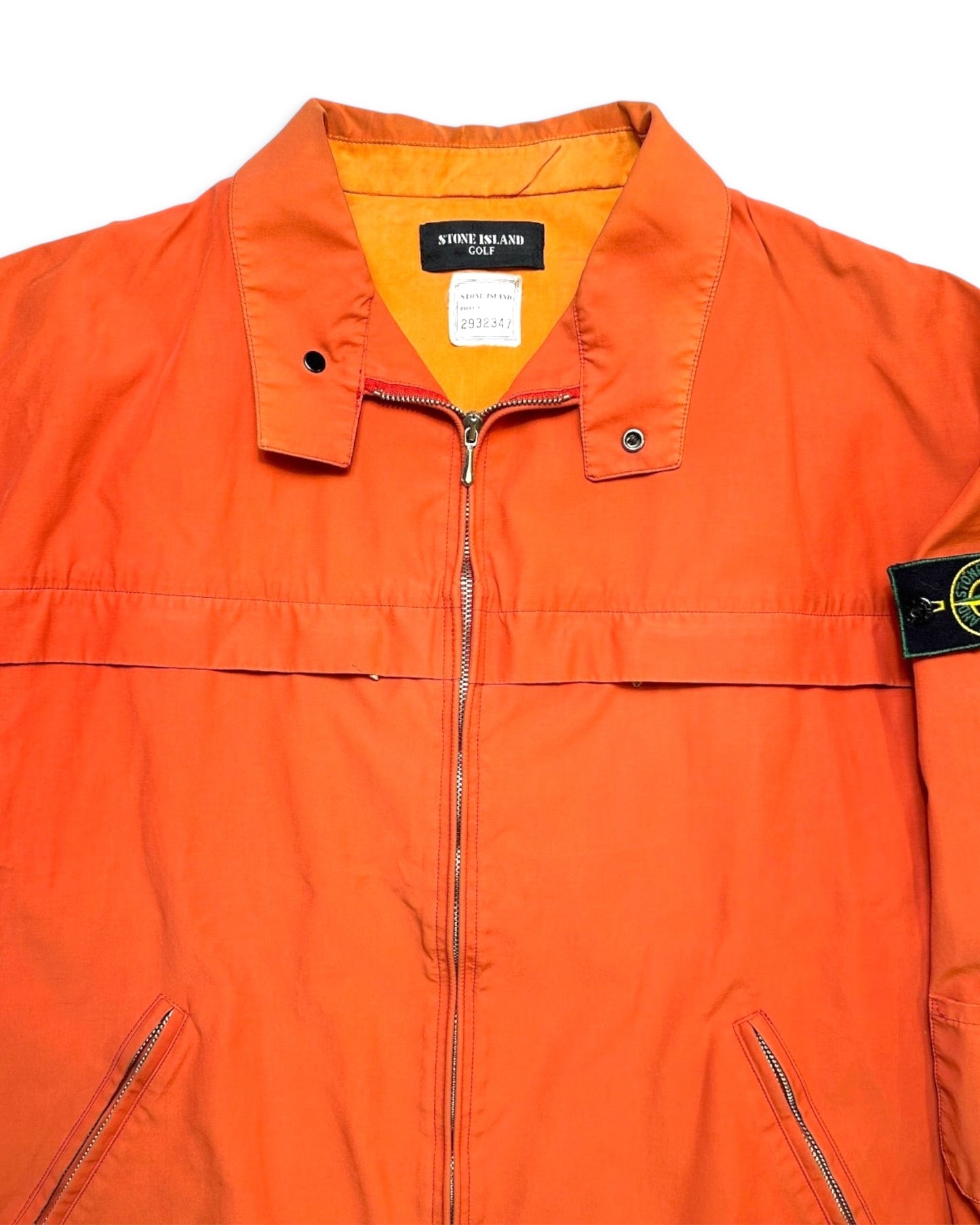 1989 Stone Island Golf Orange Chore Jacket