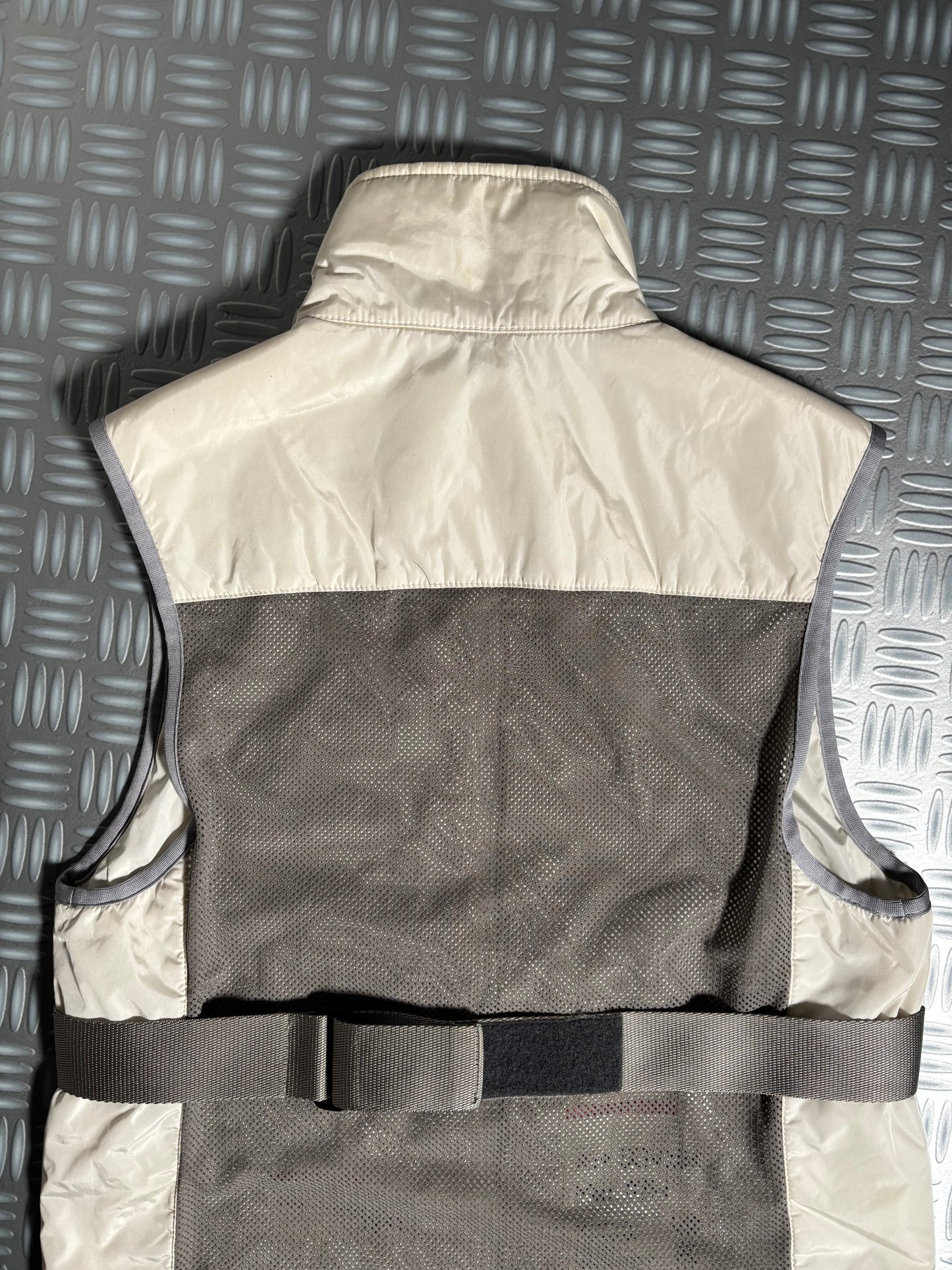 SS00’ Prada Sport White Mesh Bondage Vest