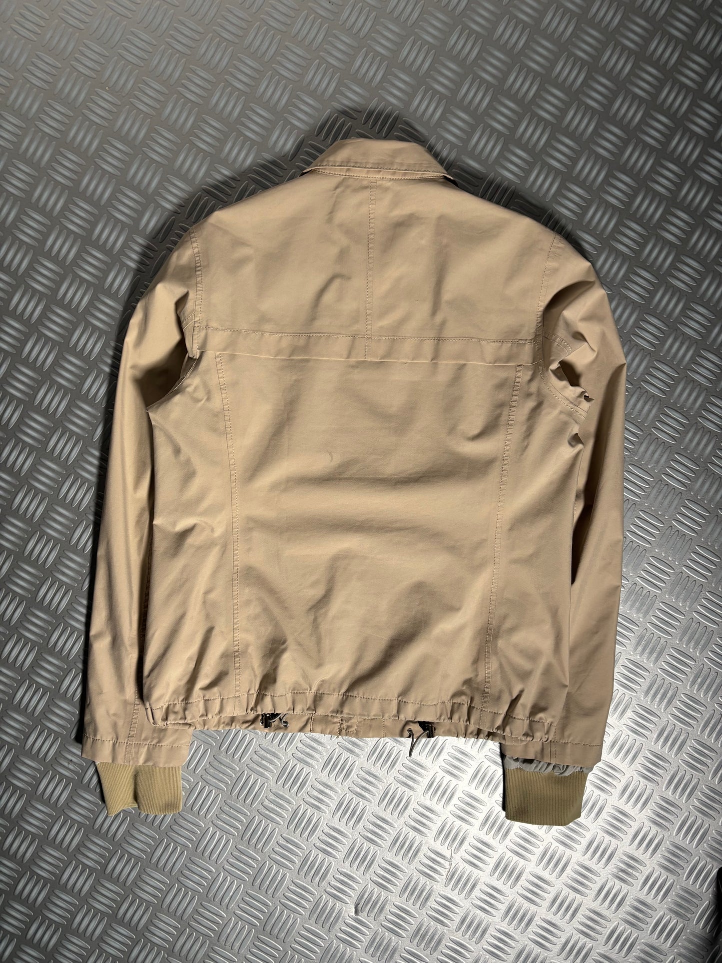 SS99' Prada Sport Beige Double Layer Cuff Gore-Tex Jacket