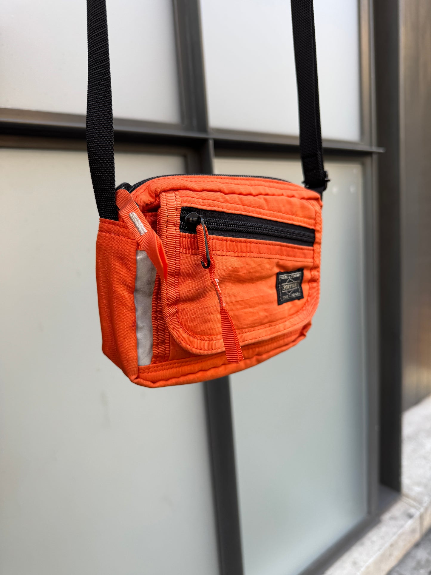 Porter Bright Orange 3M Mini Side Bag
