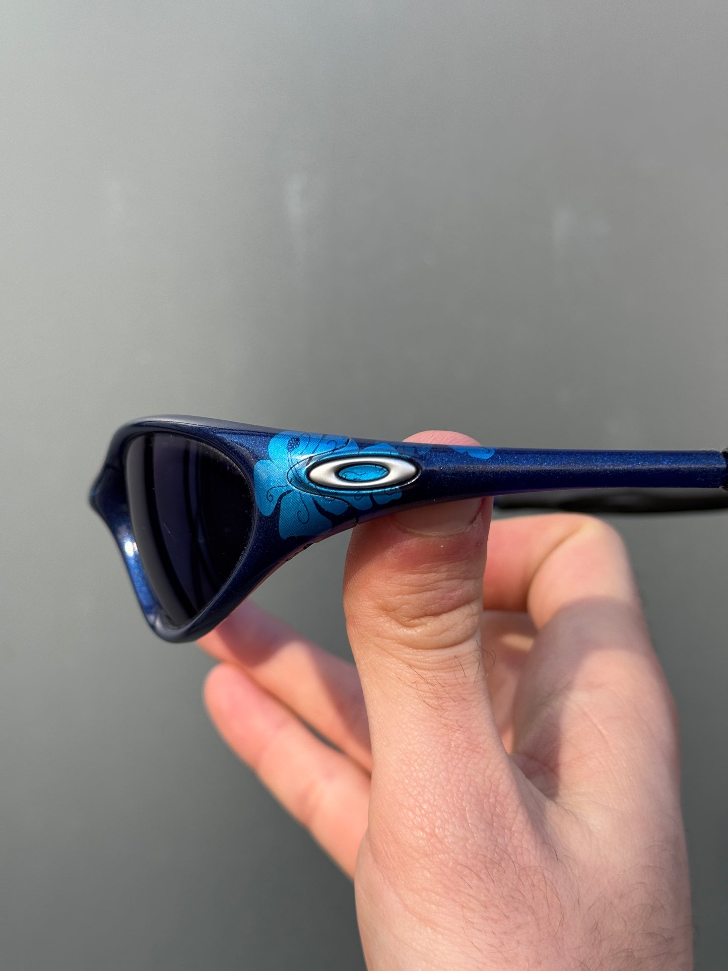 1990’s Oakley Minute Deep Navy/Flowers Sunglasses
